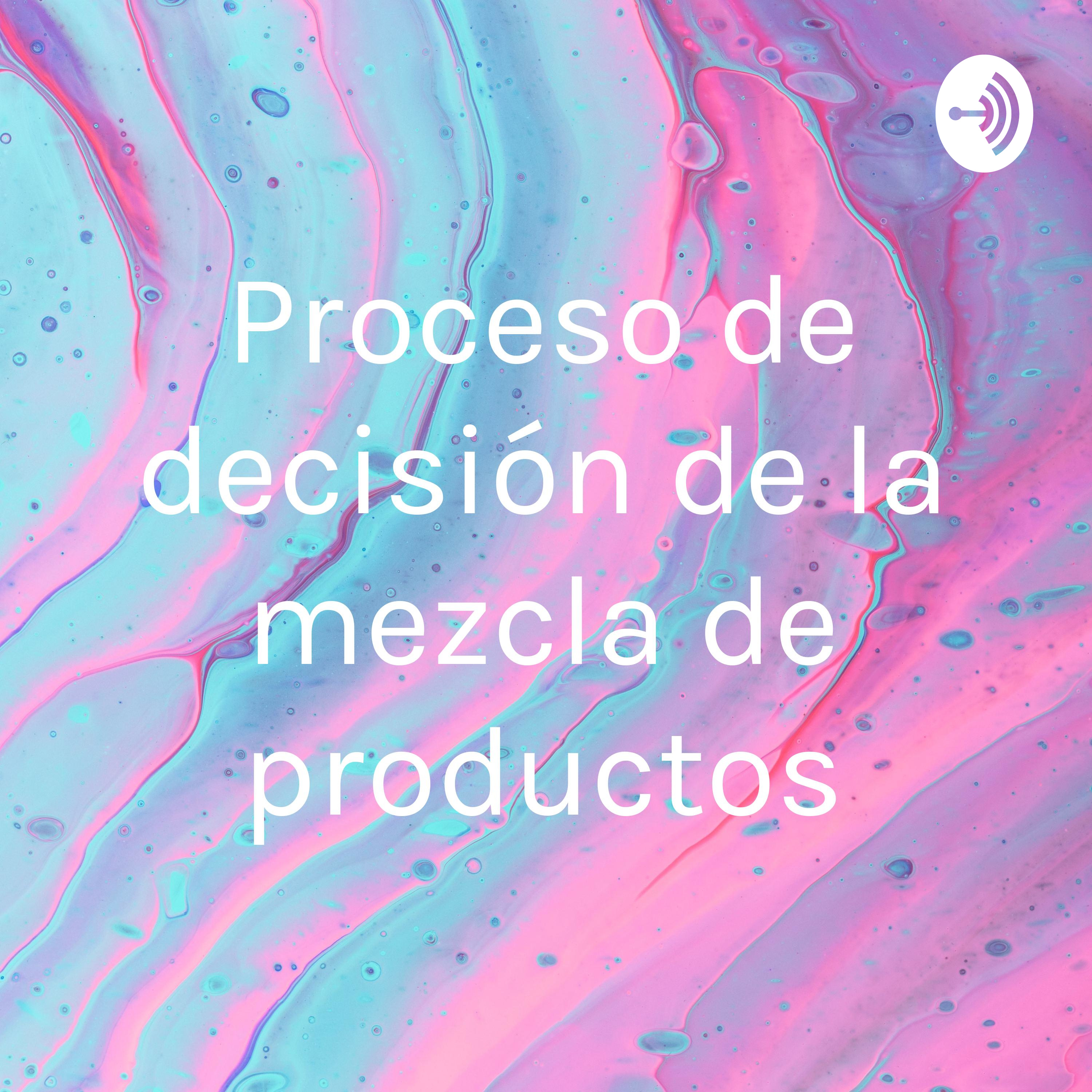 Proceso de decisión de la mezcla de productos