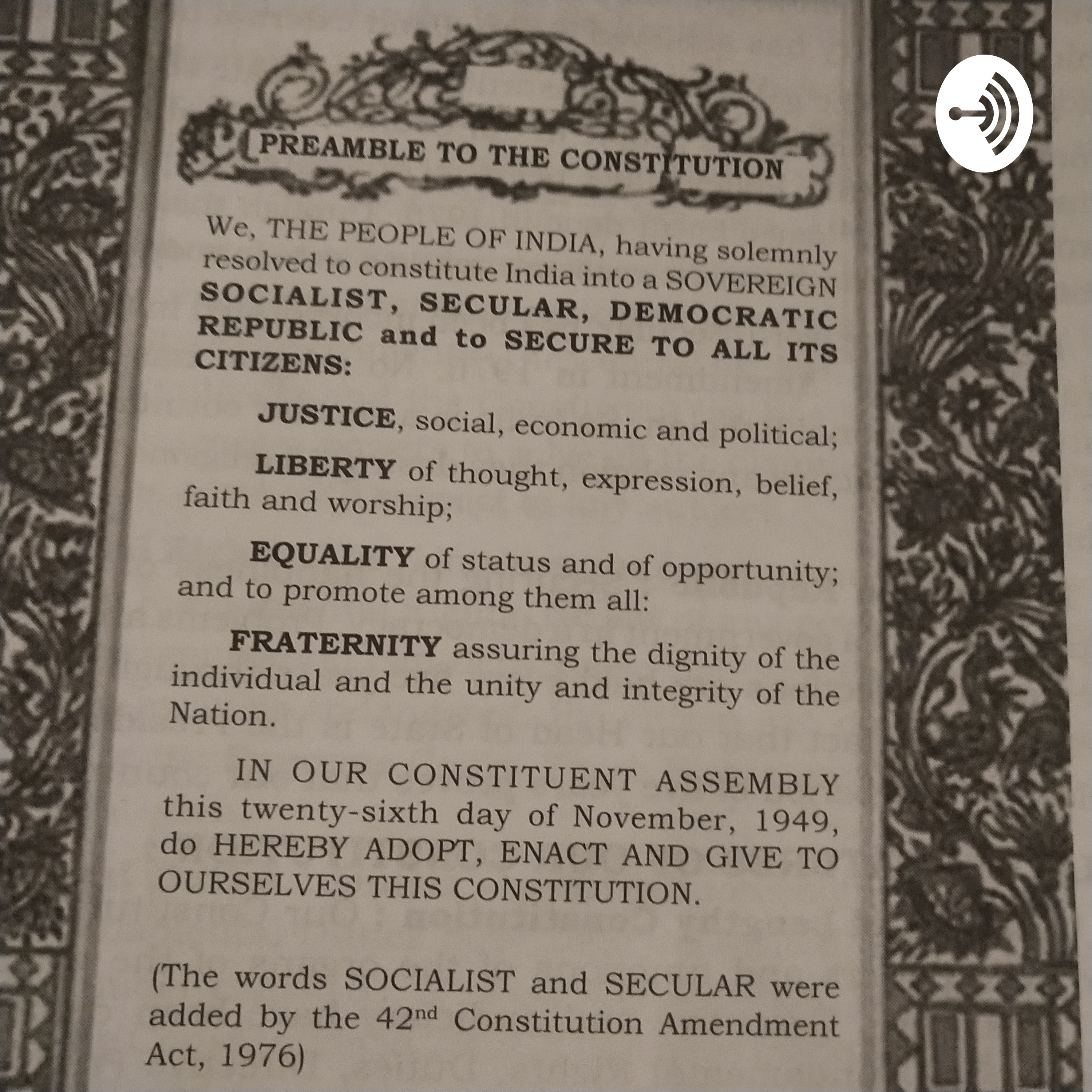Preamble Of The Constitution 