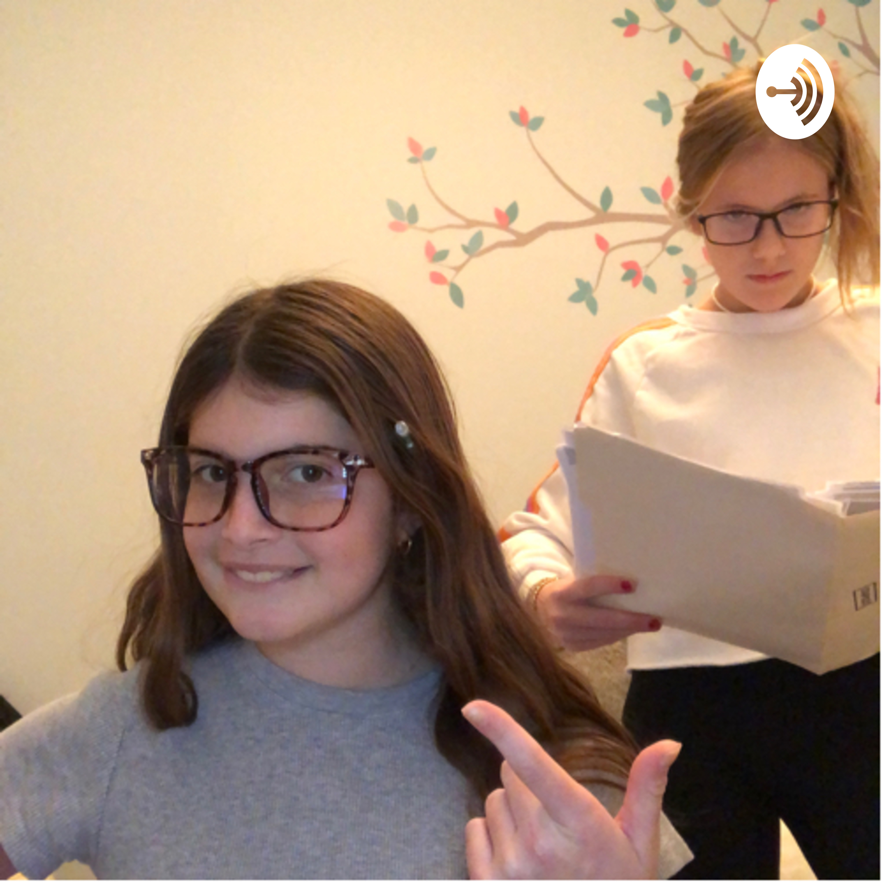 Grace and Lauren podcast audio recording