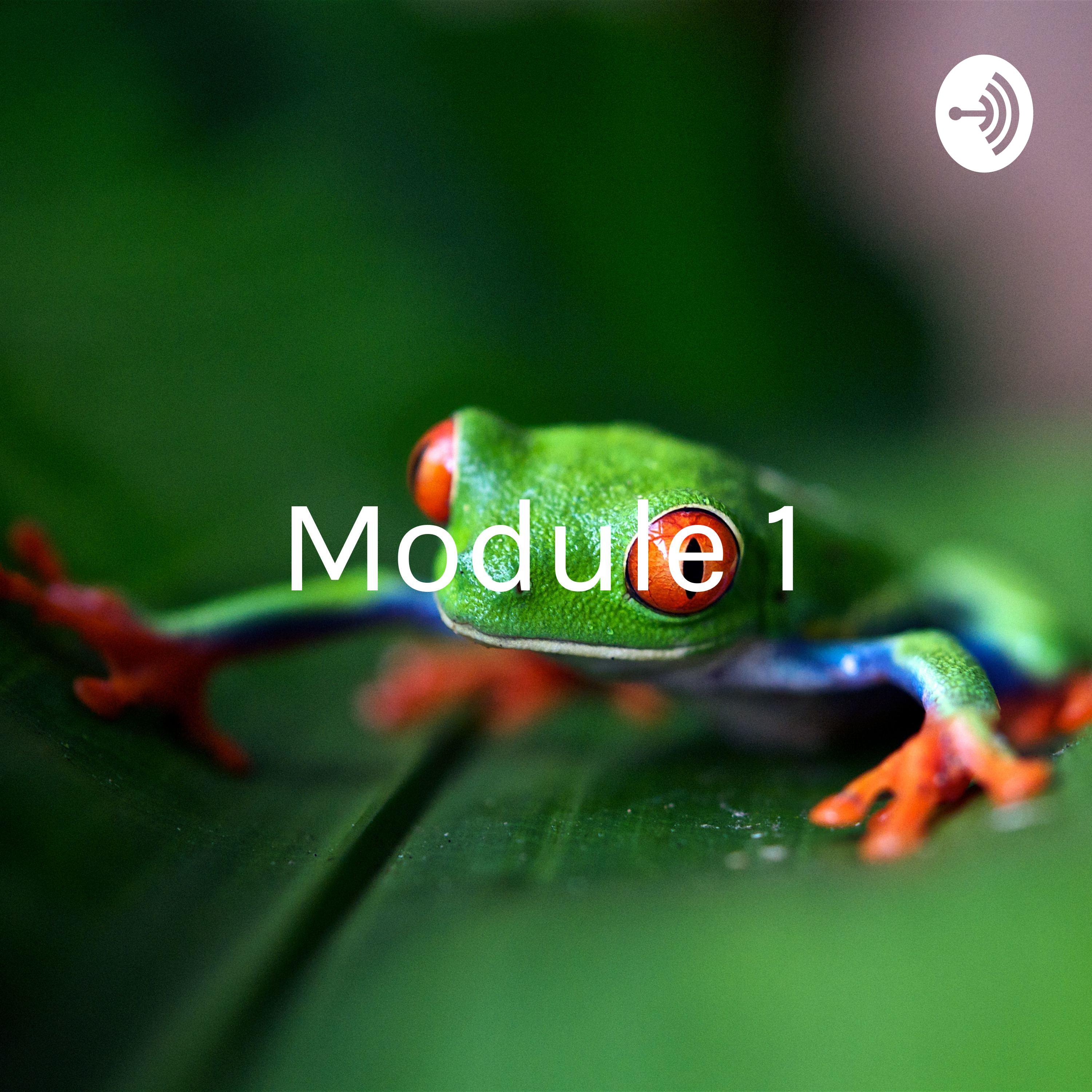 Module 1: Cells as the basis of life