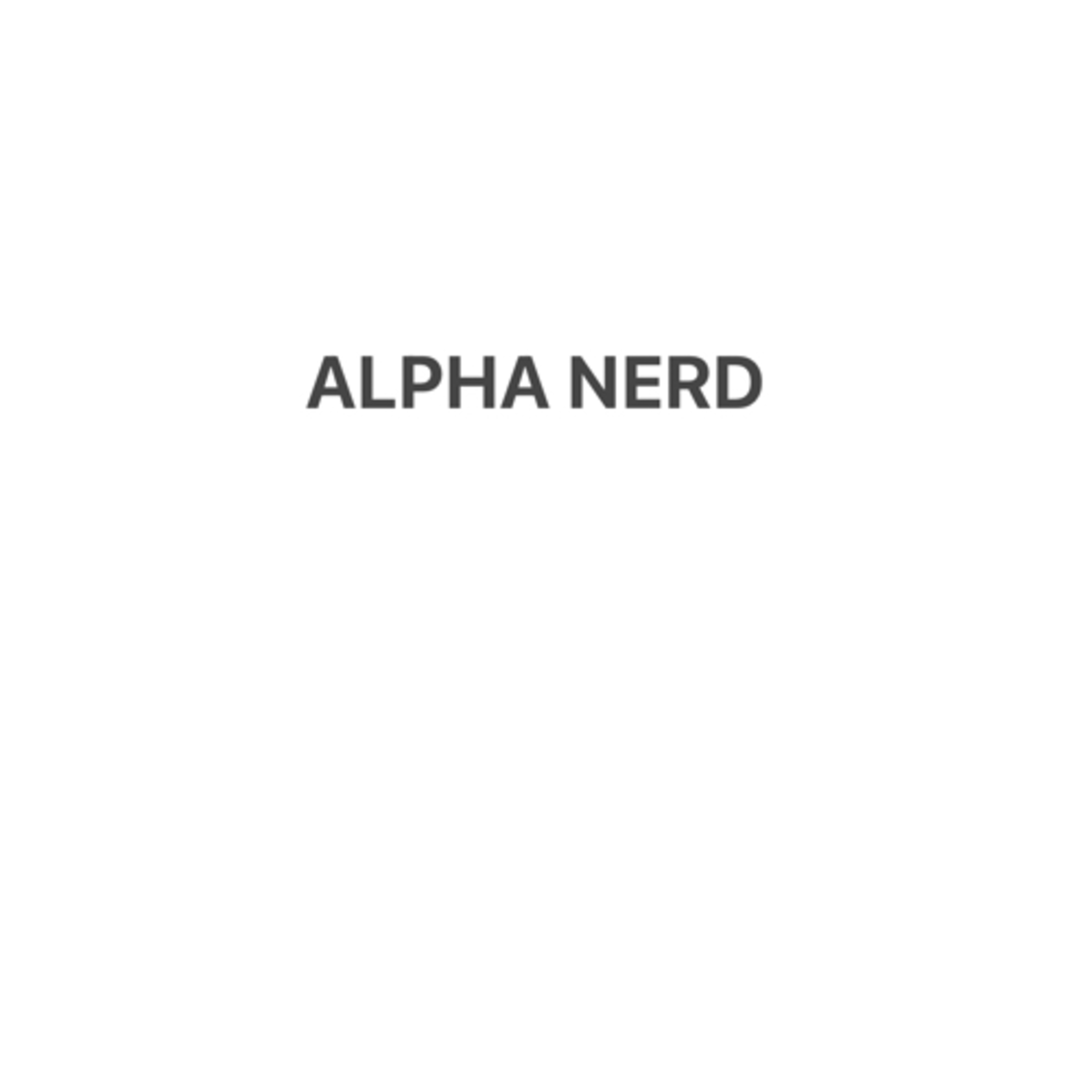 Alpha Nerd
