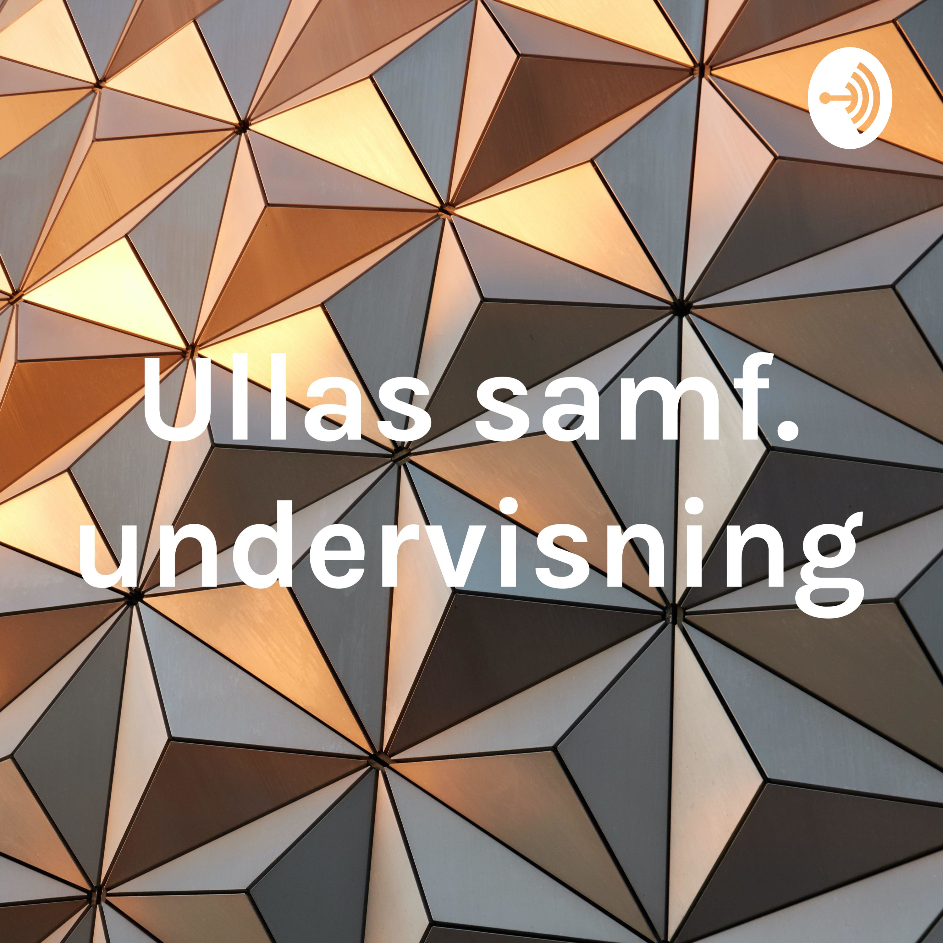 Ullas samf. undervisning af Ulla Damsager