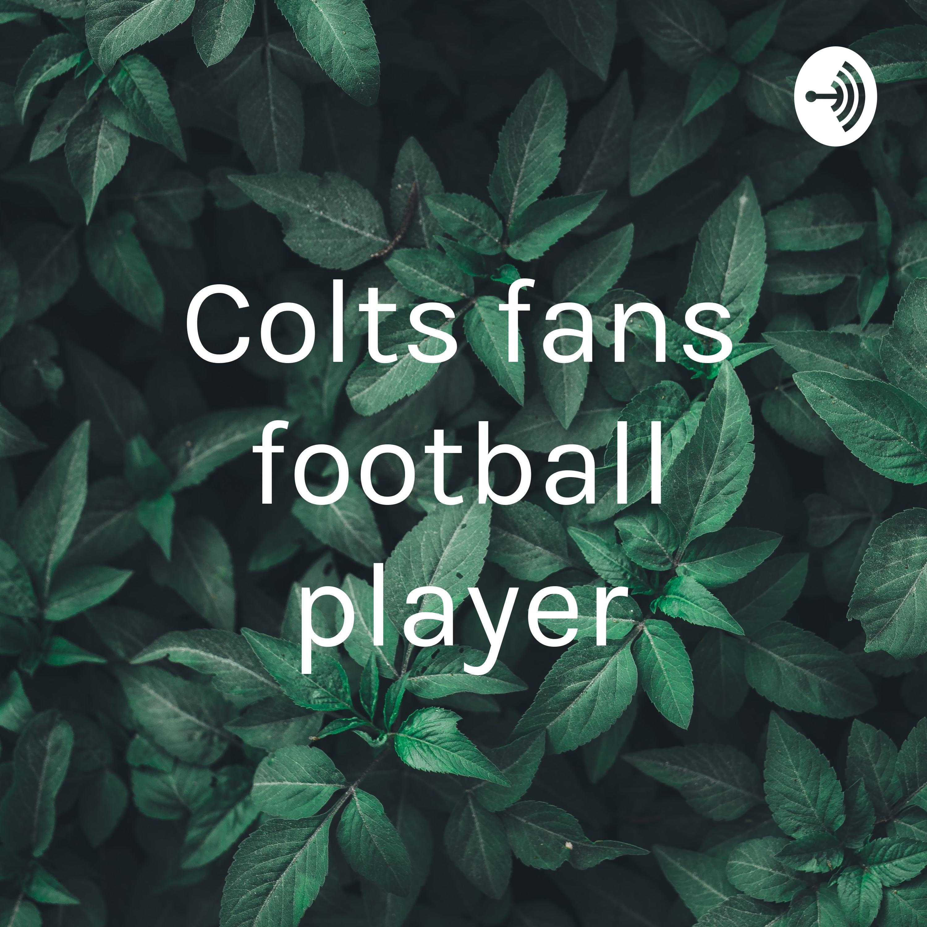 Colts fans football player