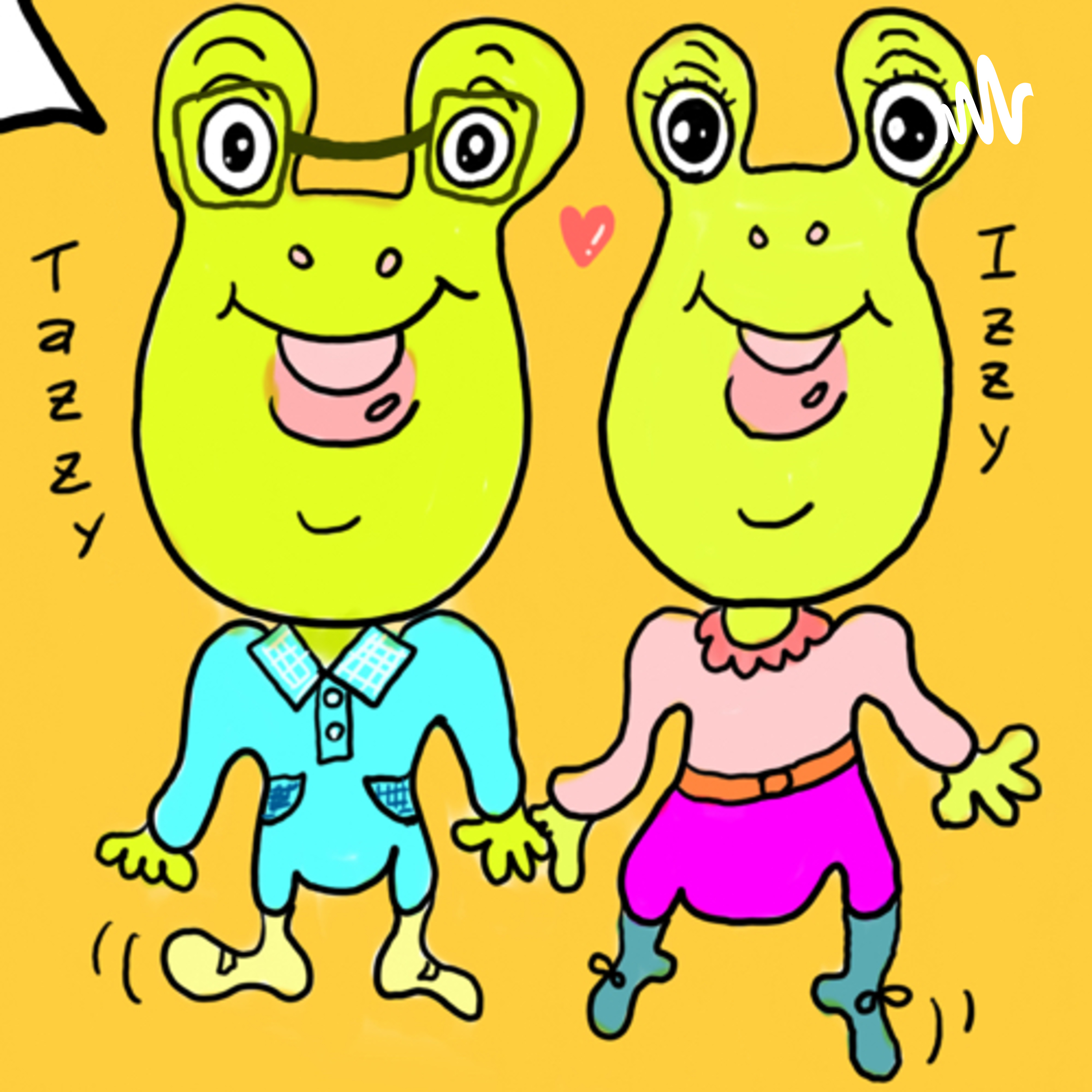 Izzy and Tazzy podcast artwork