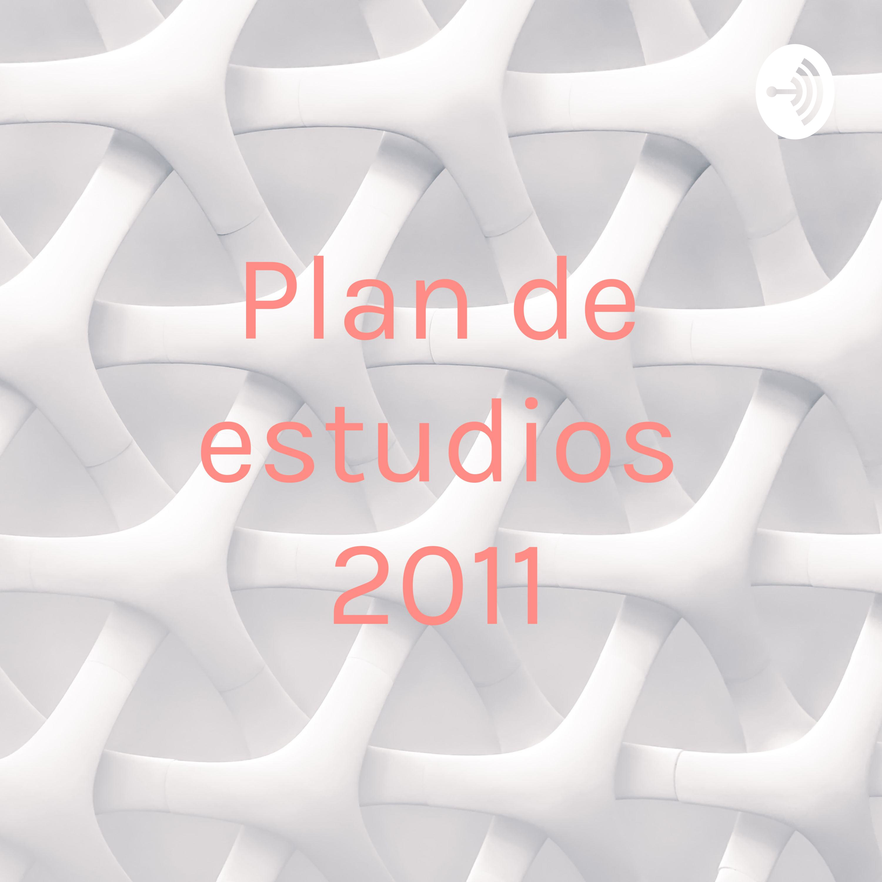 Plan de estudios 2011