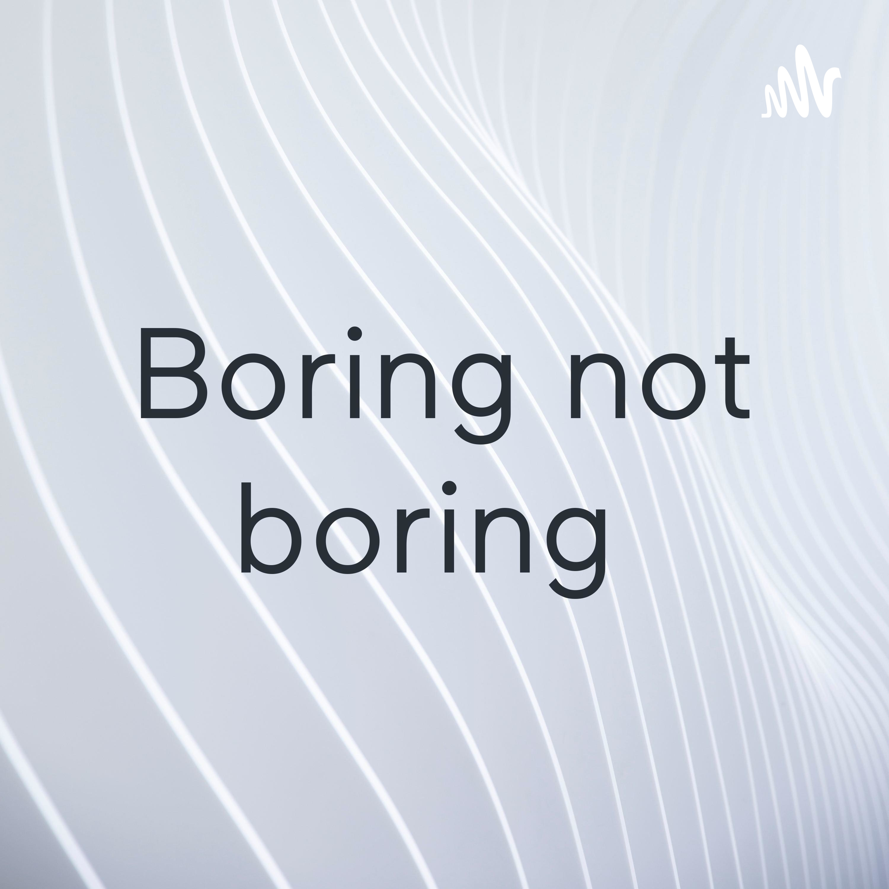 Boring not boring 