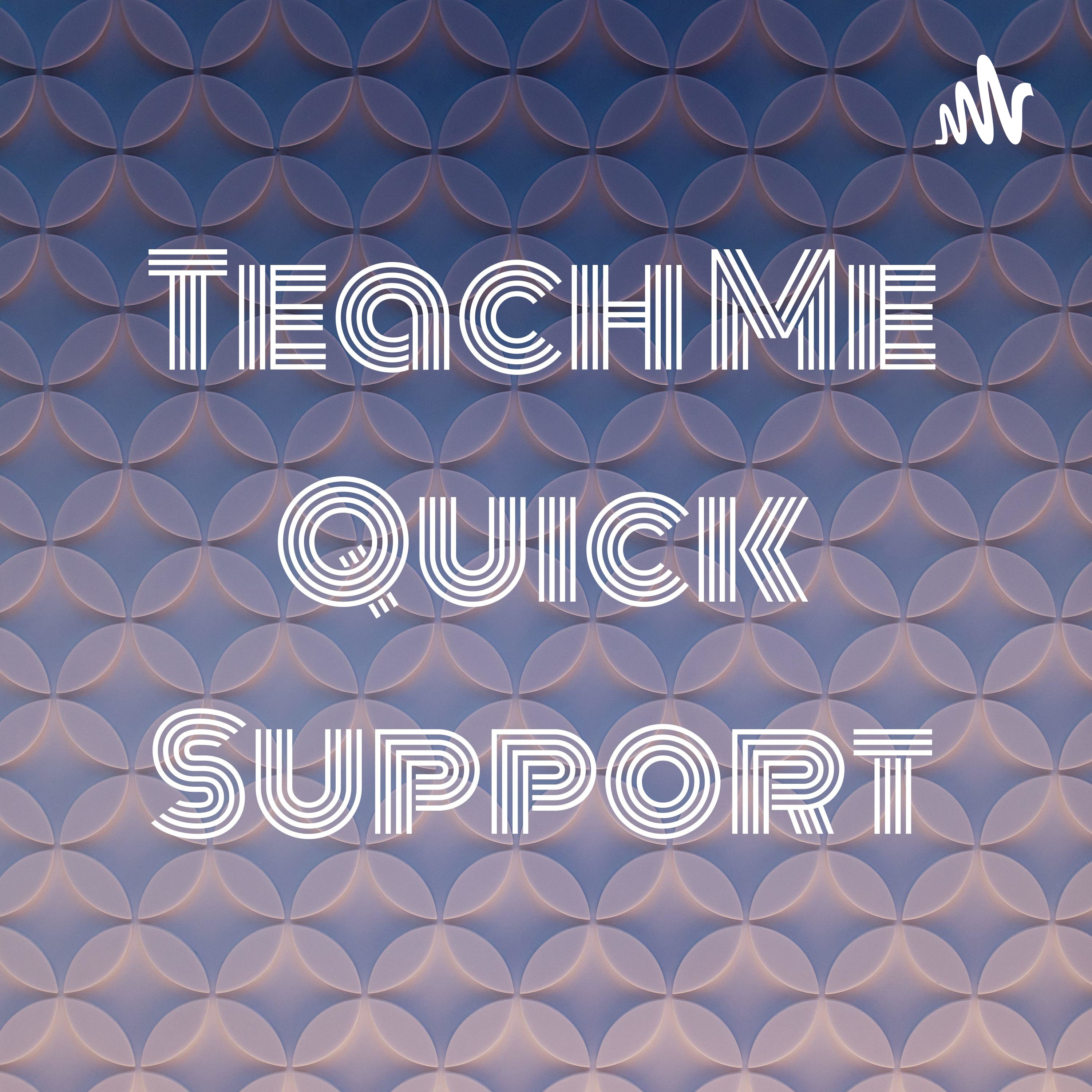Teach Me Quick Support cover art