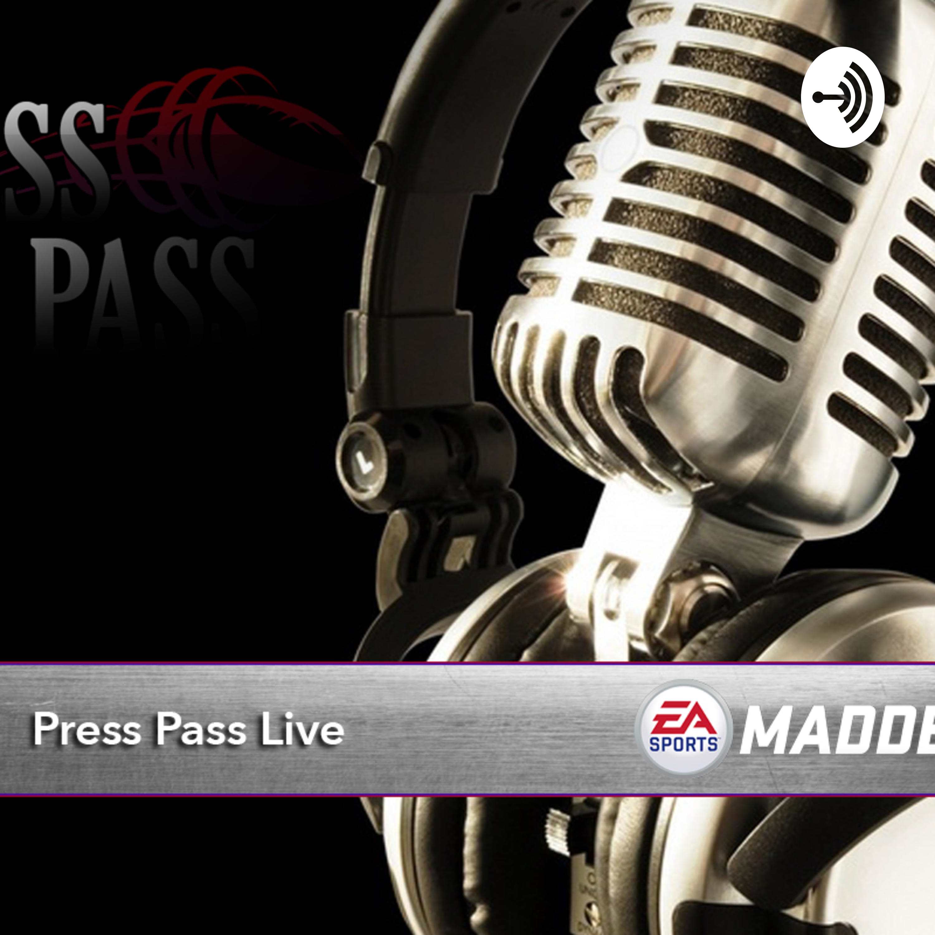Press Pass Live podcast artwork
