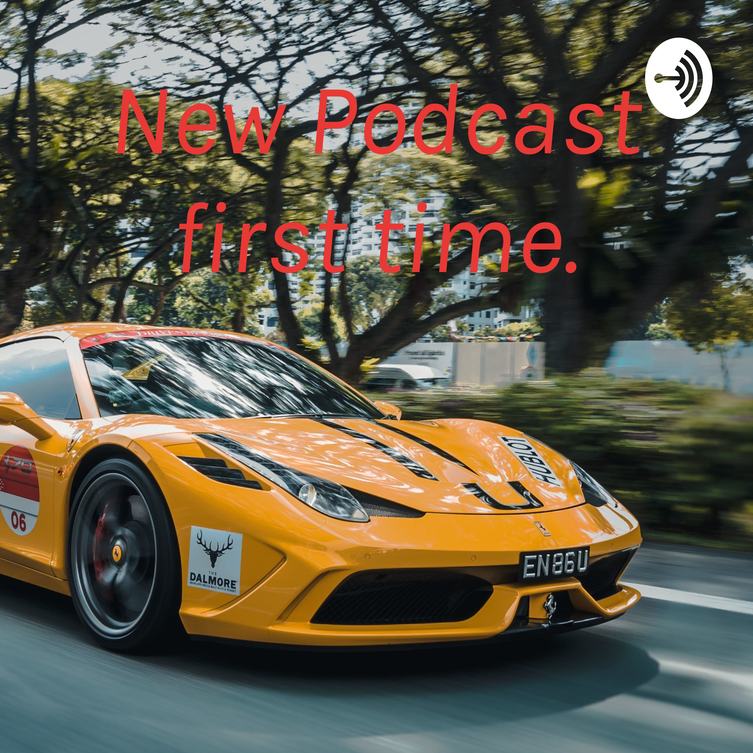 New Podcast first time. podcast artwork
