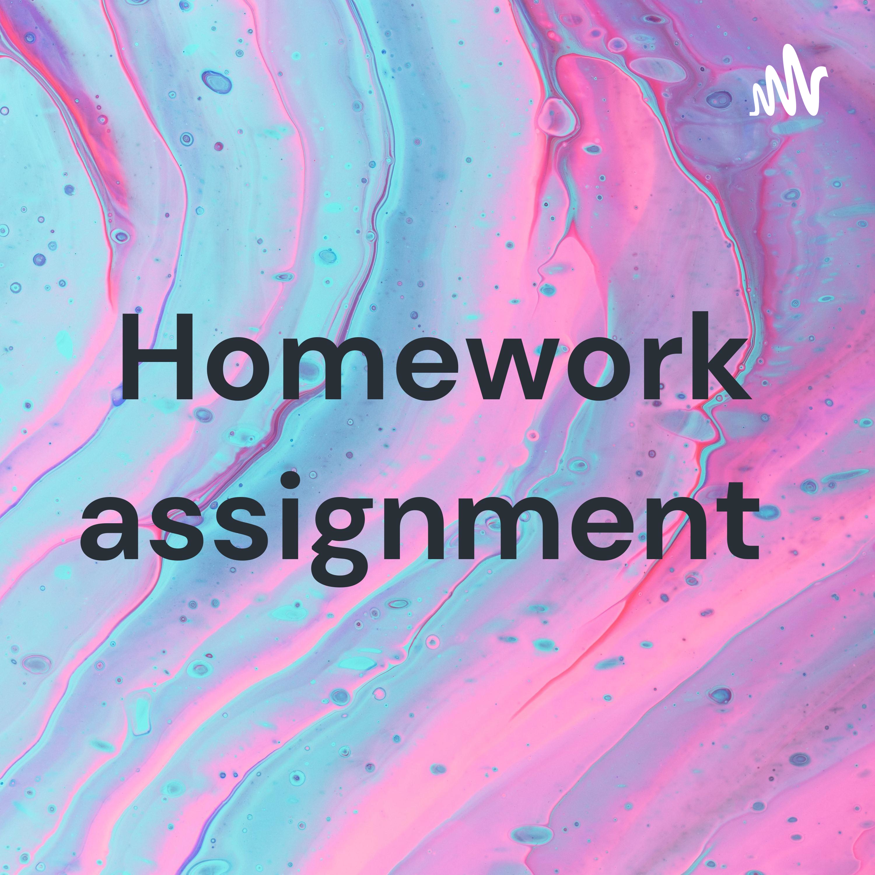 Homework assignment 