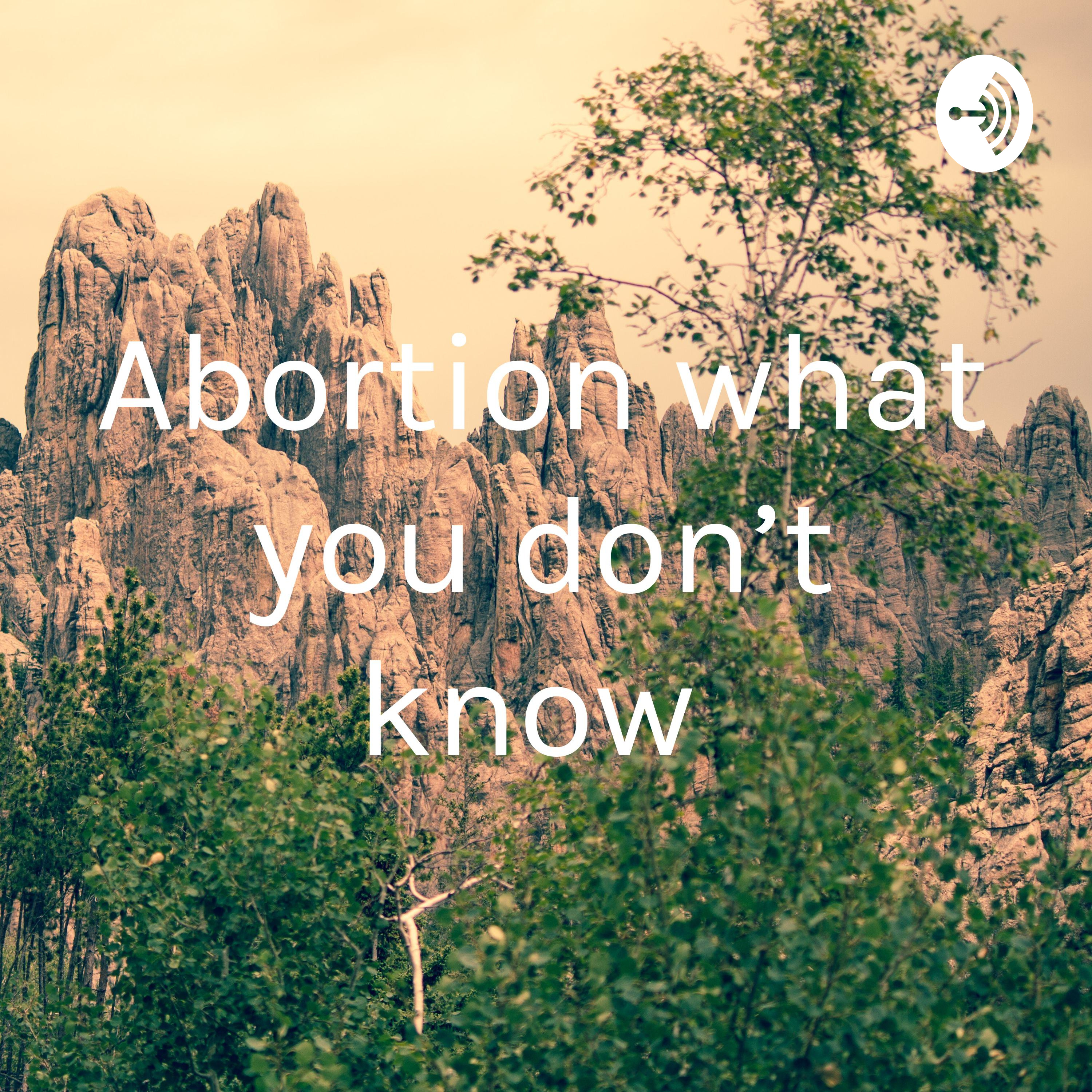 Abortion what you don’t know 