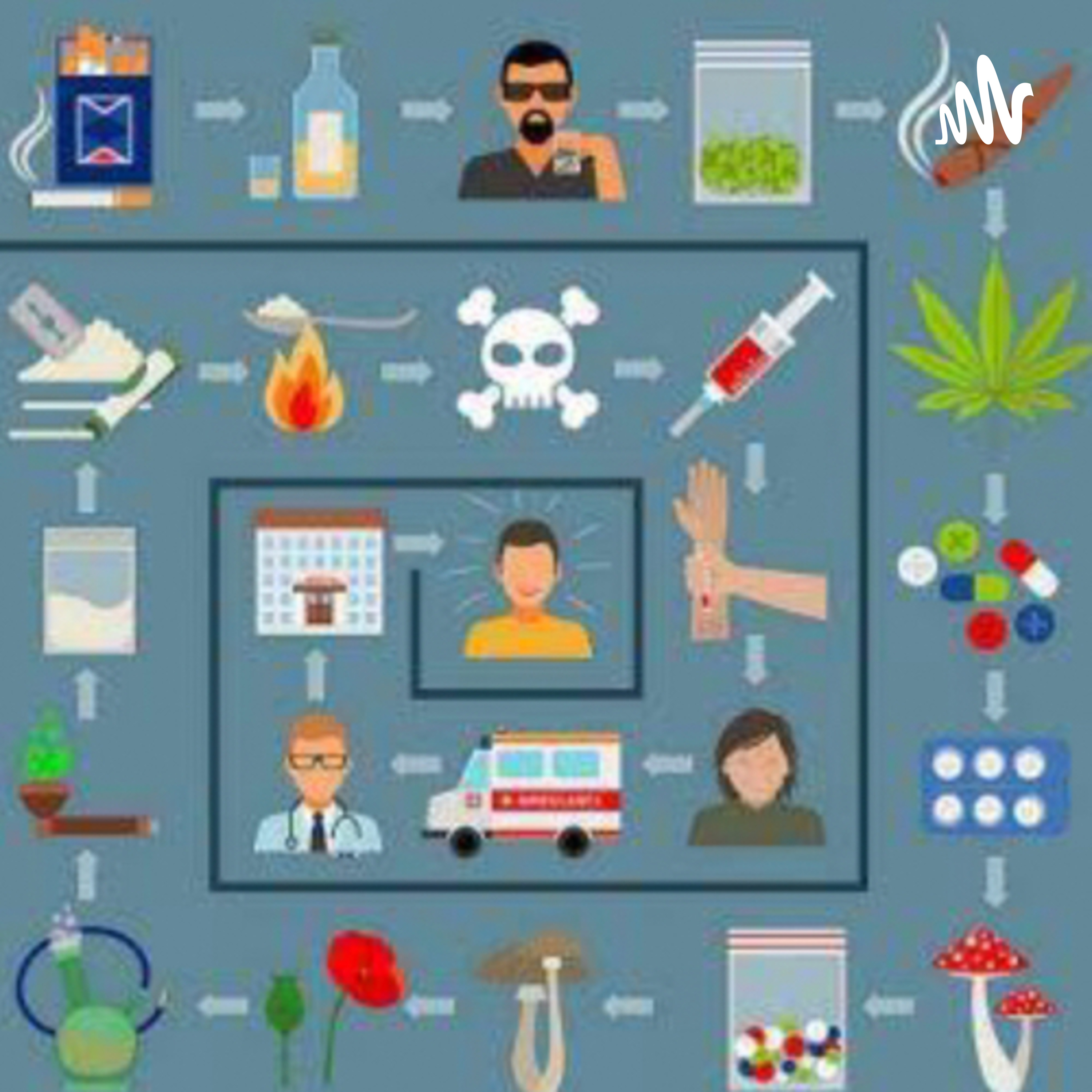 Drogadicción podcast artwork