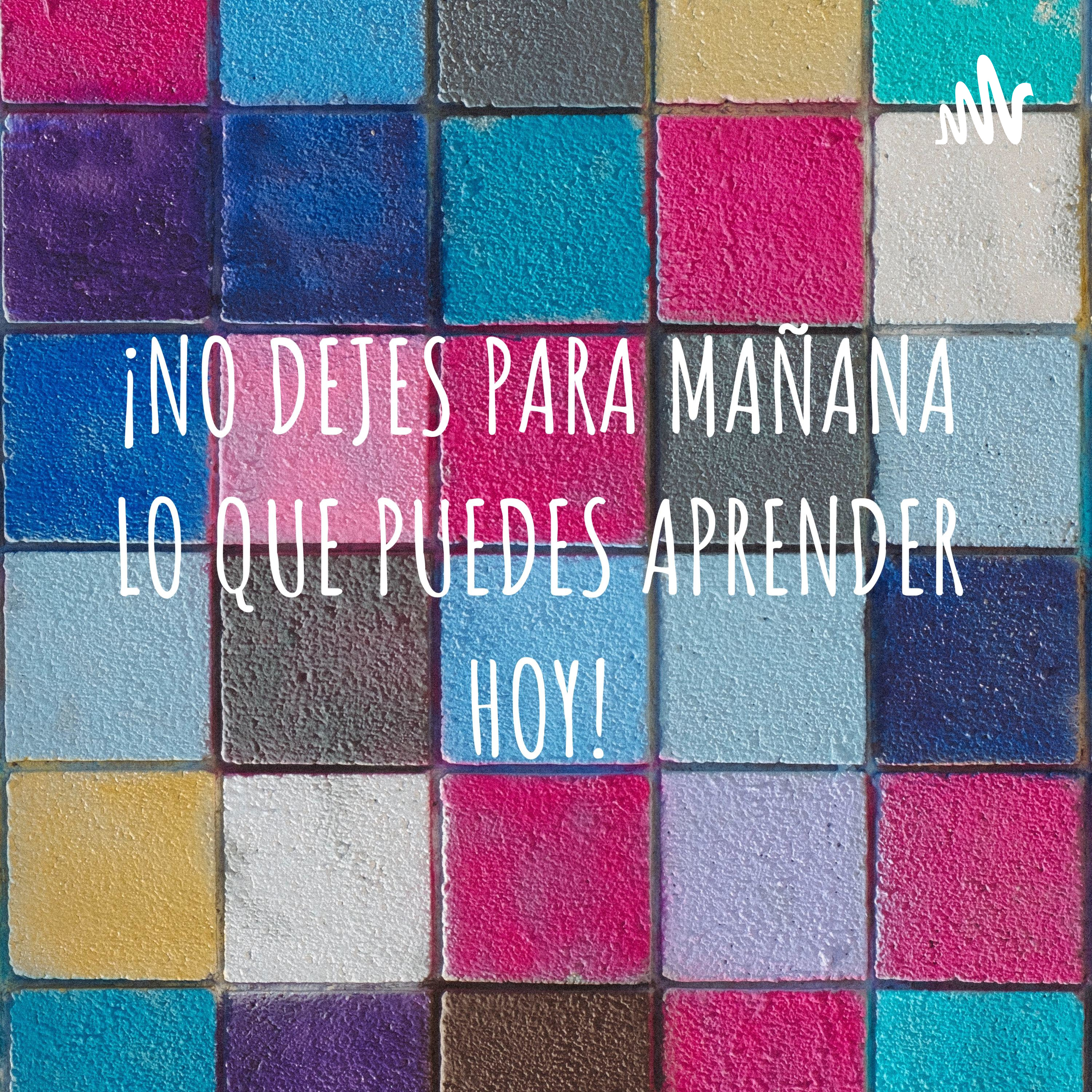 ¡NO DEJES PARA MAÑANA LO QUE PUEDES APRENDER HOY! cover art