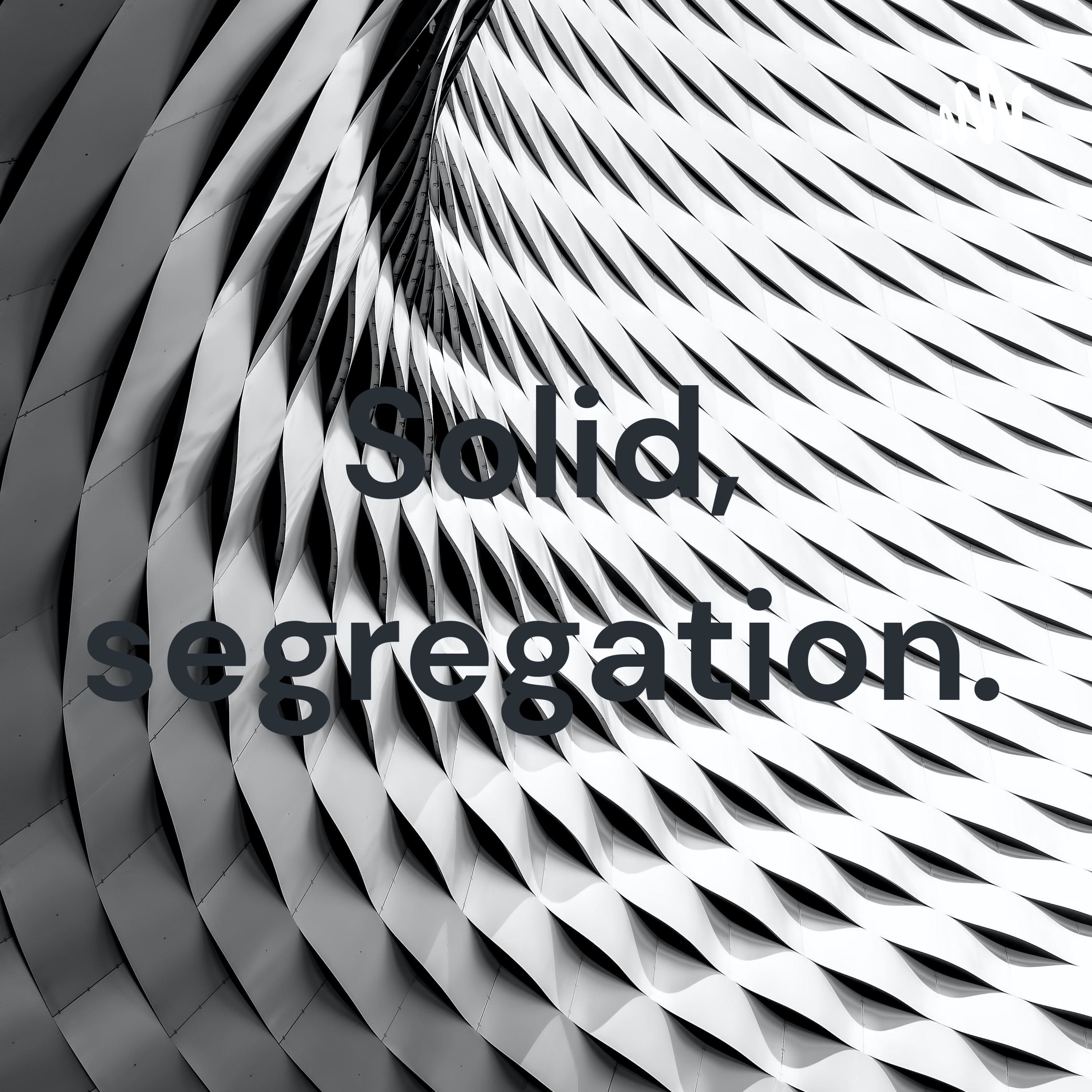 Solid, segregation. cover art
