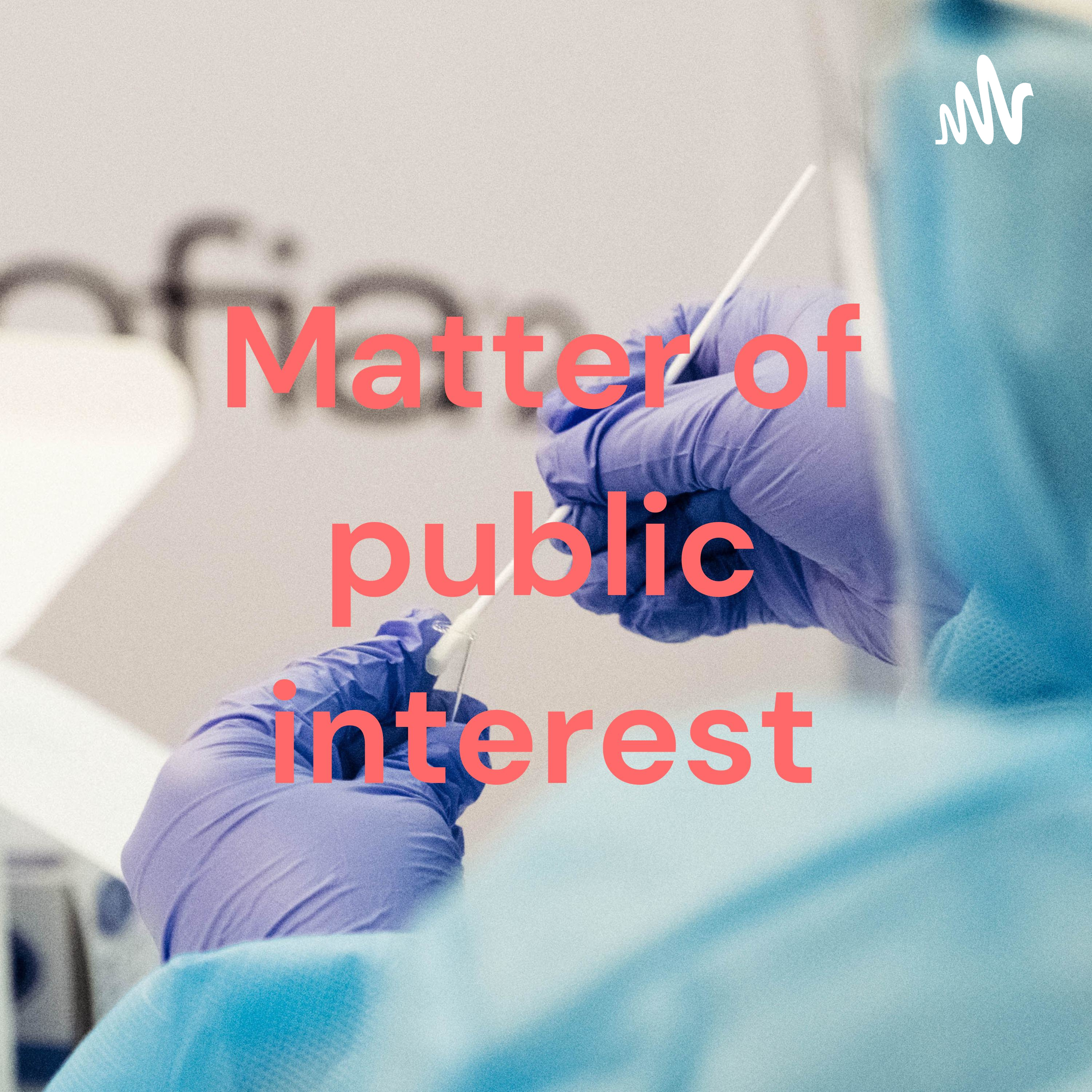 Matter of public interest cover art