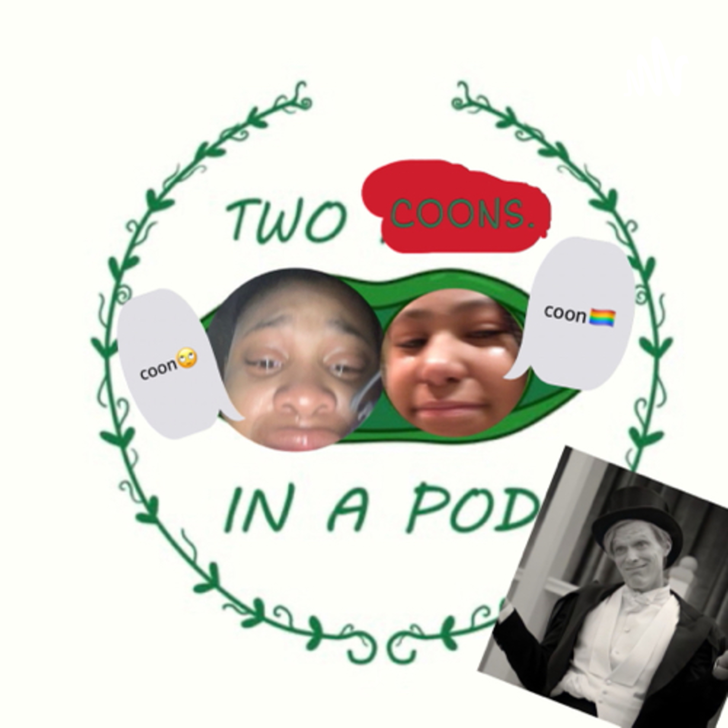 two coons in a pod 👍🏽 cover art