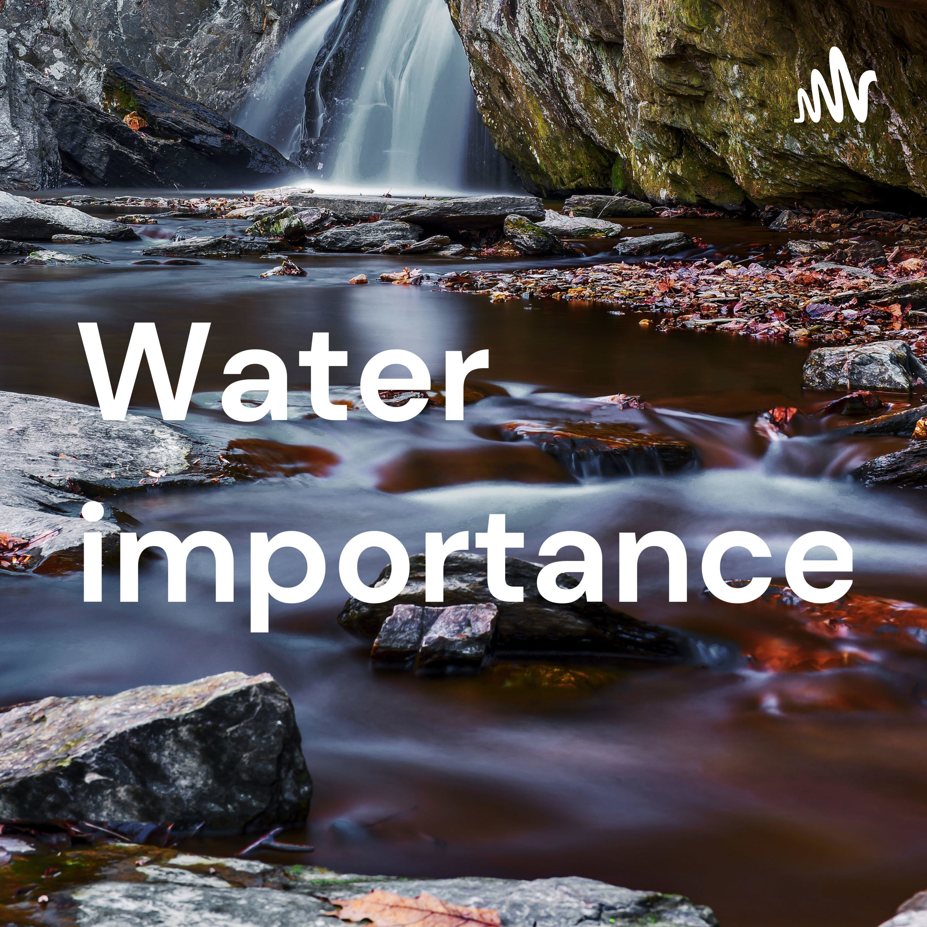 Water importance cover art