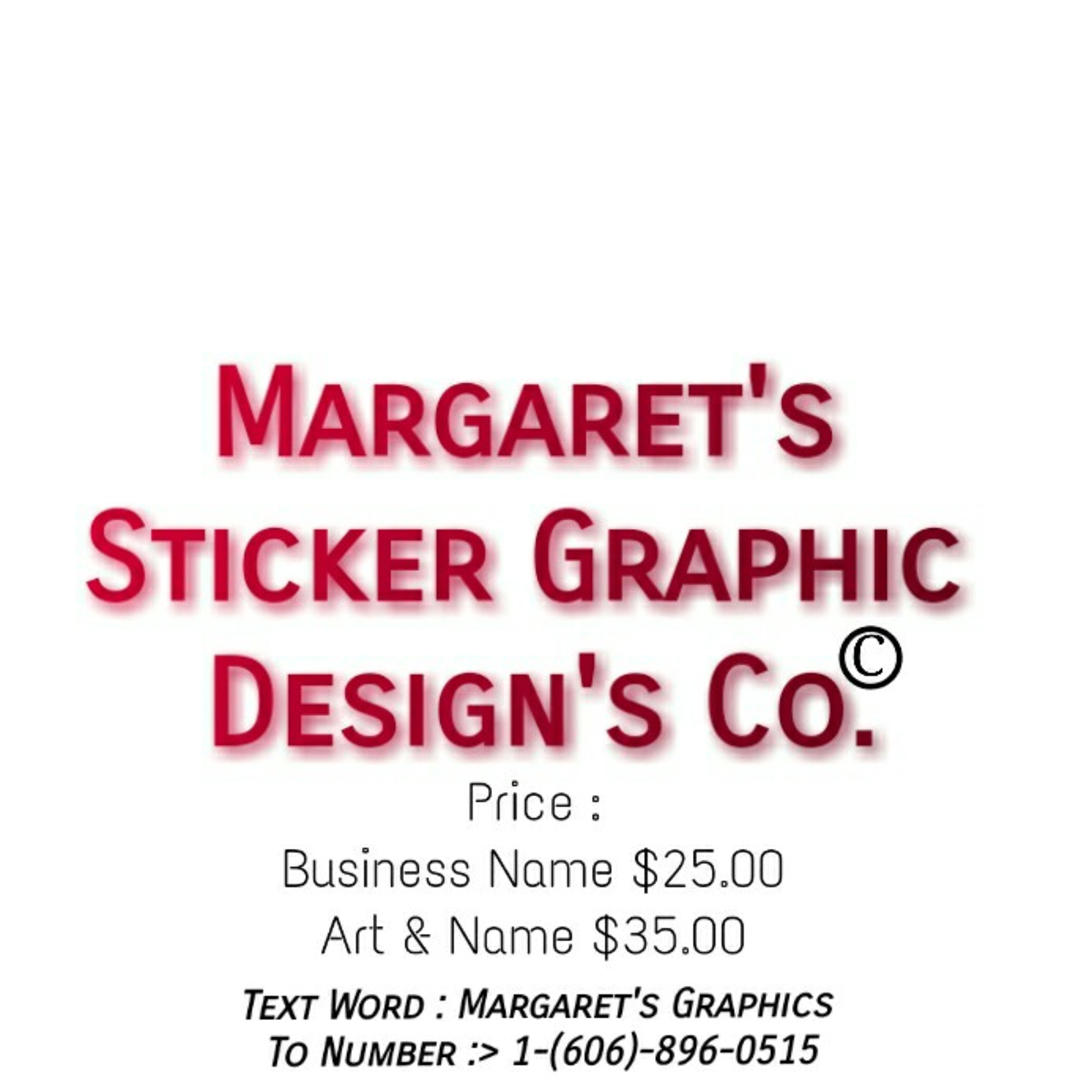 Margaret's Sticker's Graphic Design's Corporation 