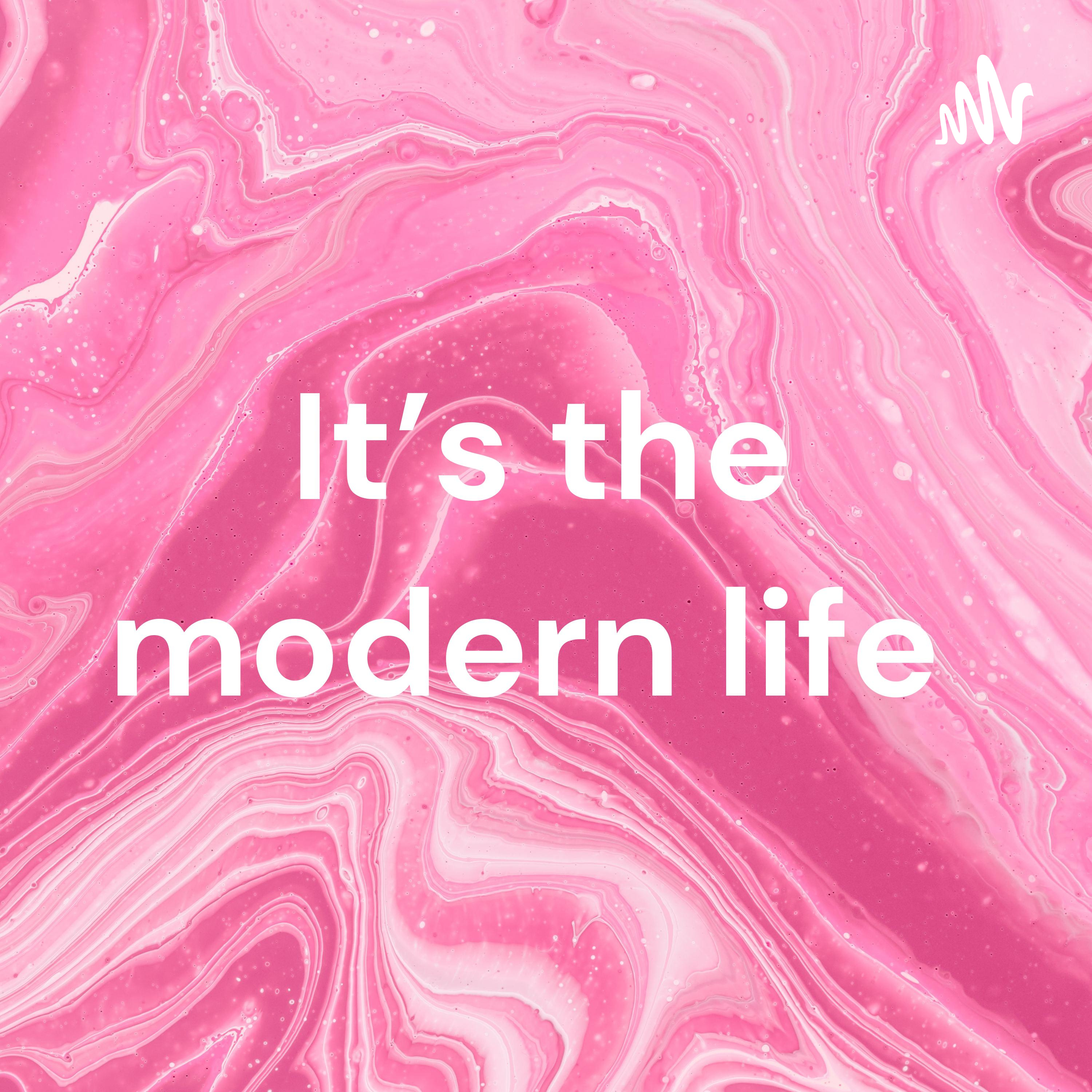 It’s the modern life cover art
