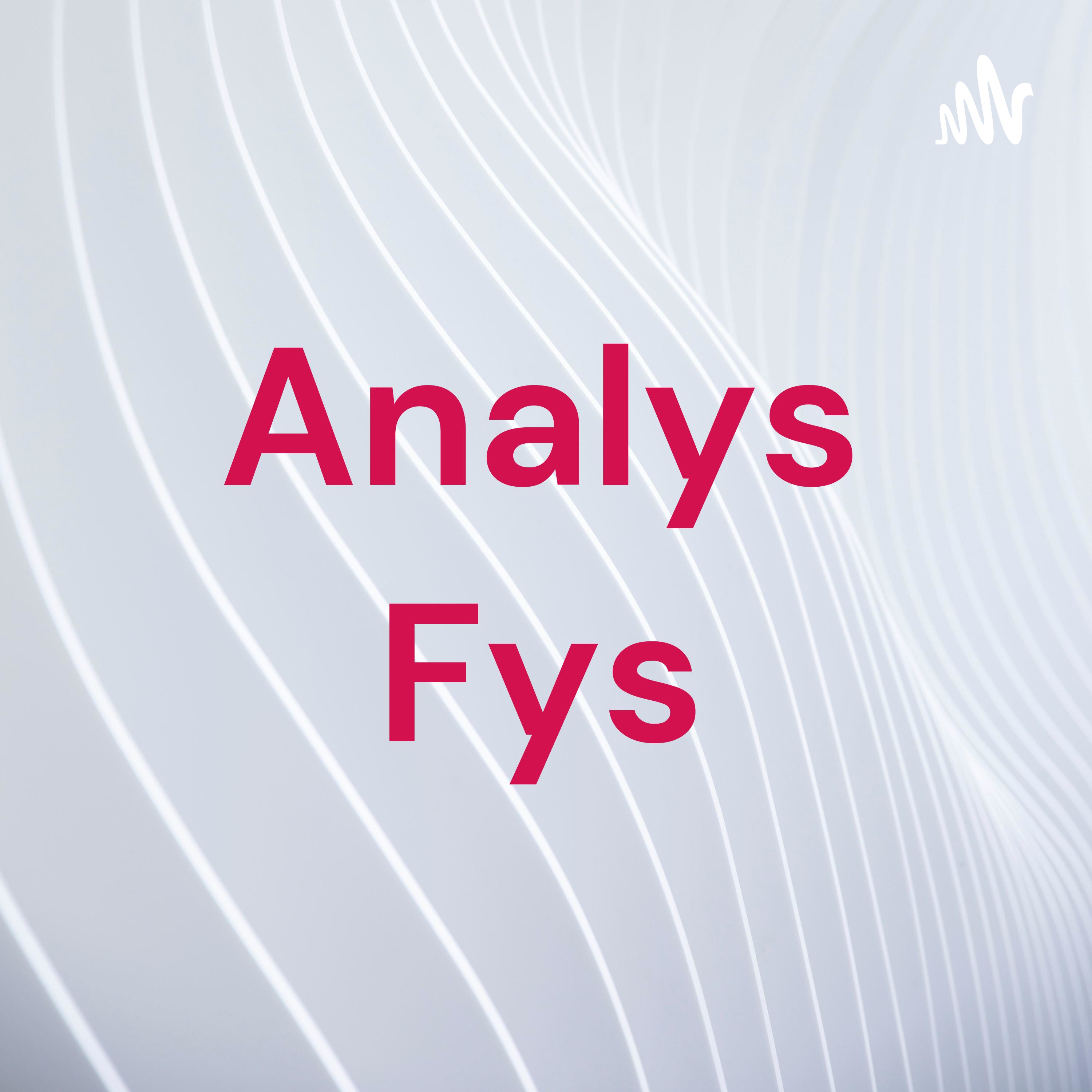 Analys Fys cover art