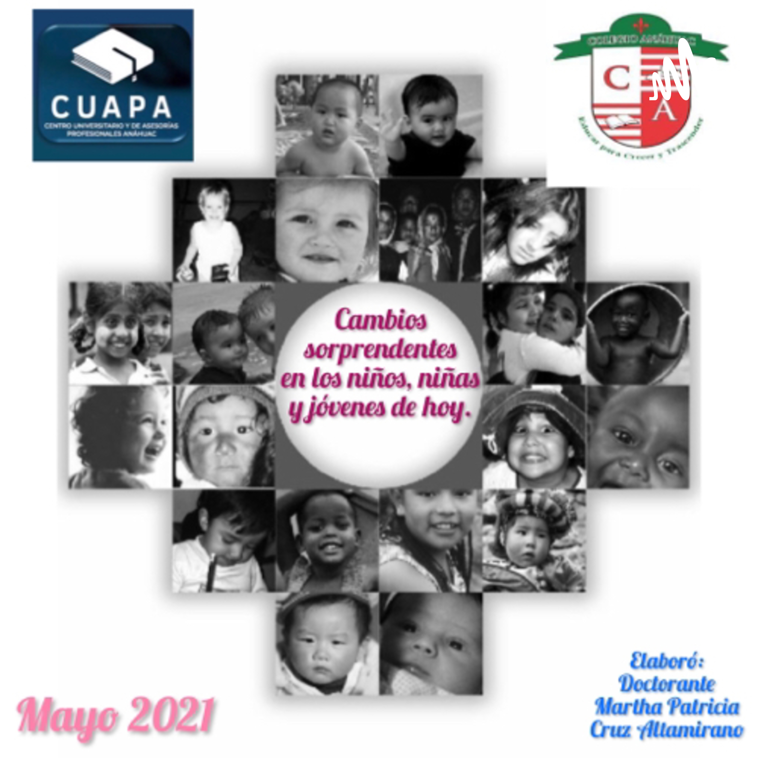 Cambios sorprendentes en niñas, niños y jóvenes de hoy. 