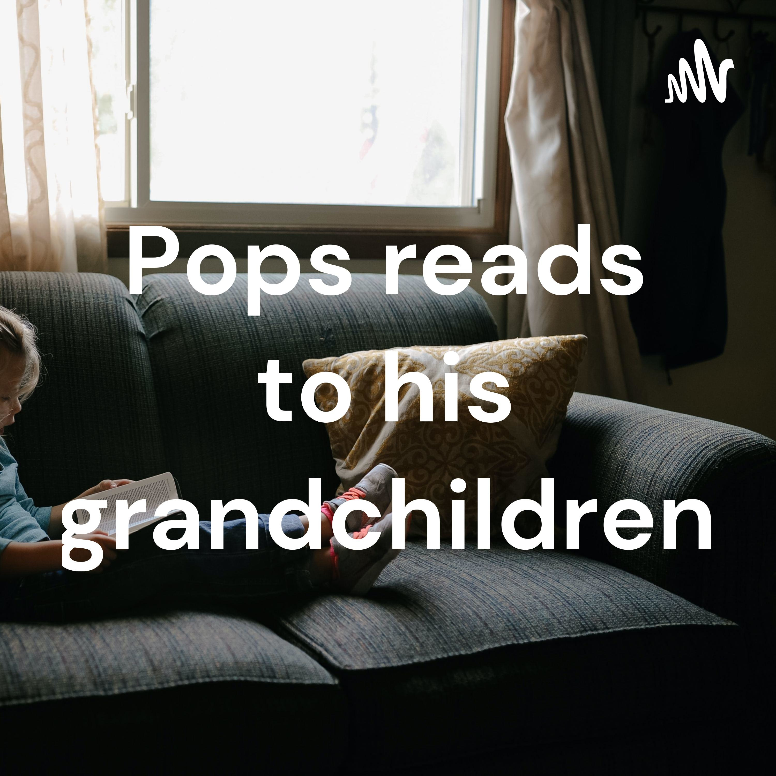Pops reads to his grandchildren