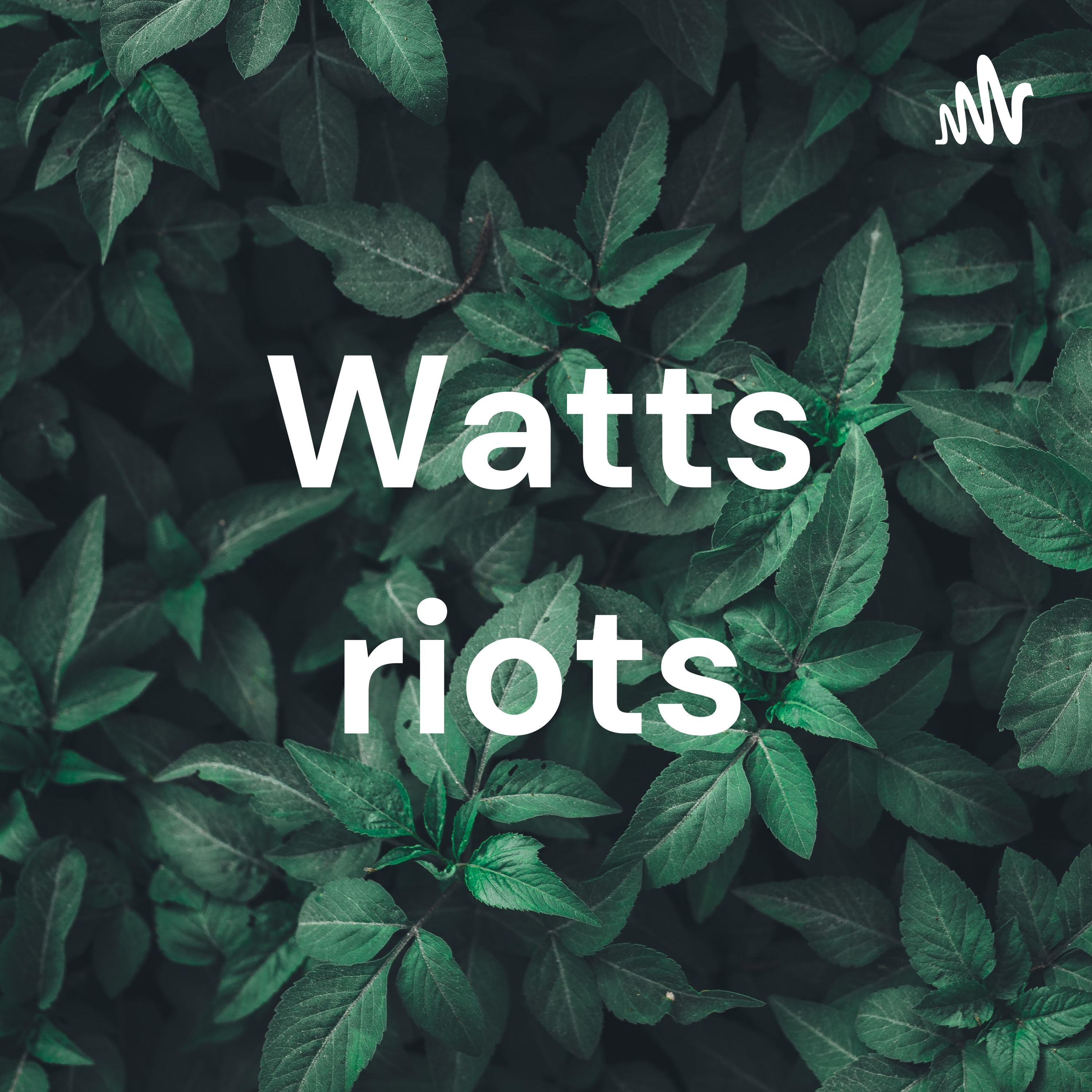 Watts riots