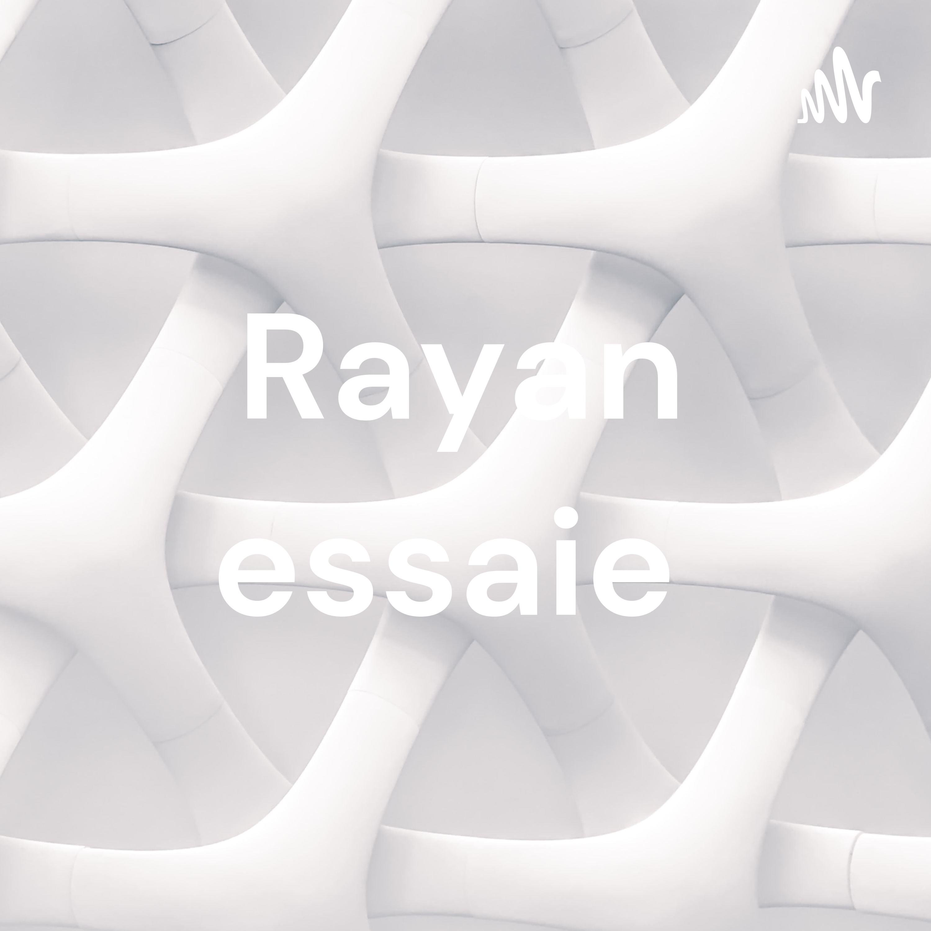 Rayan essaie cover art
