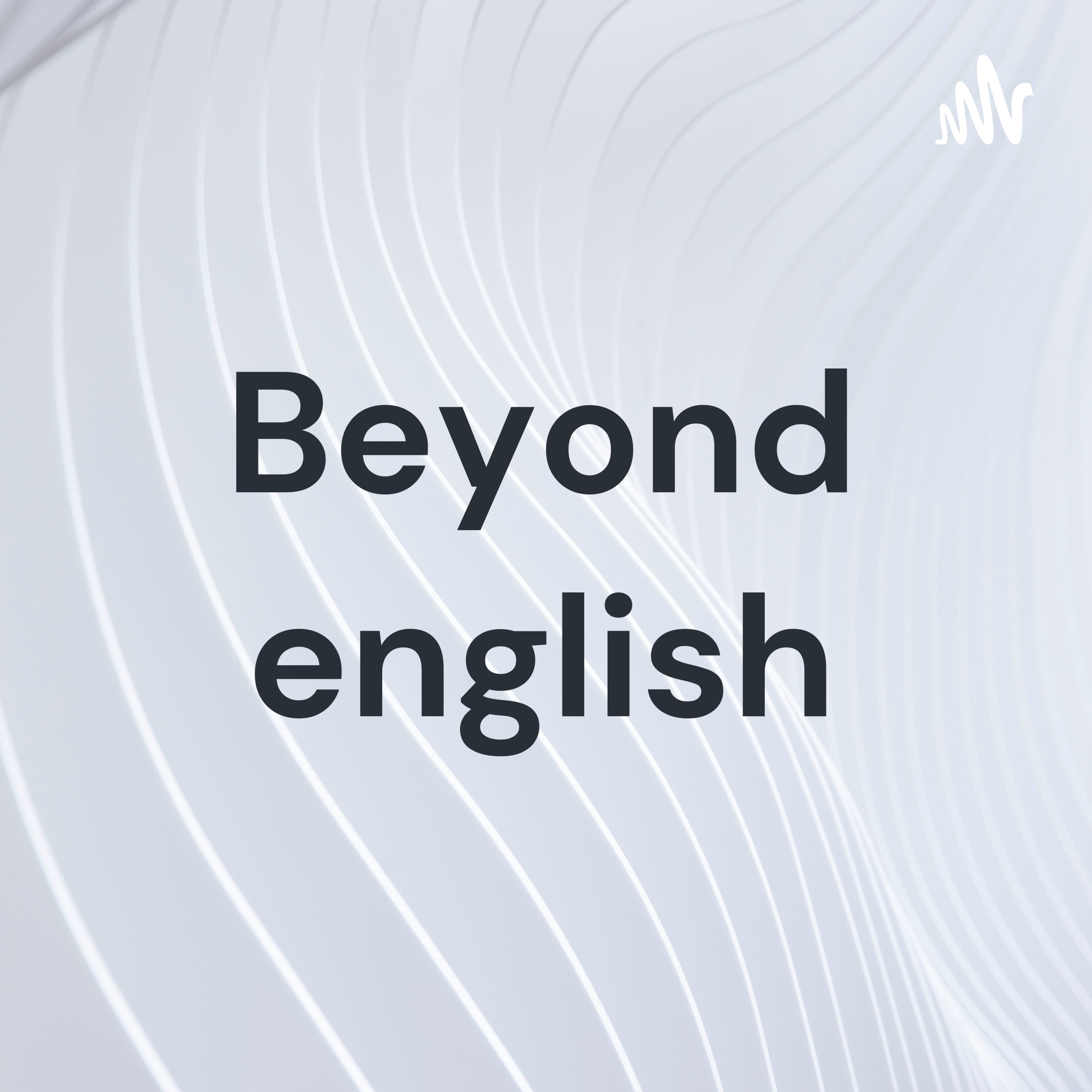 Beyond english cover art