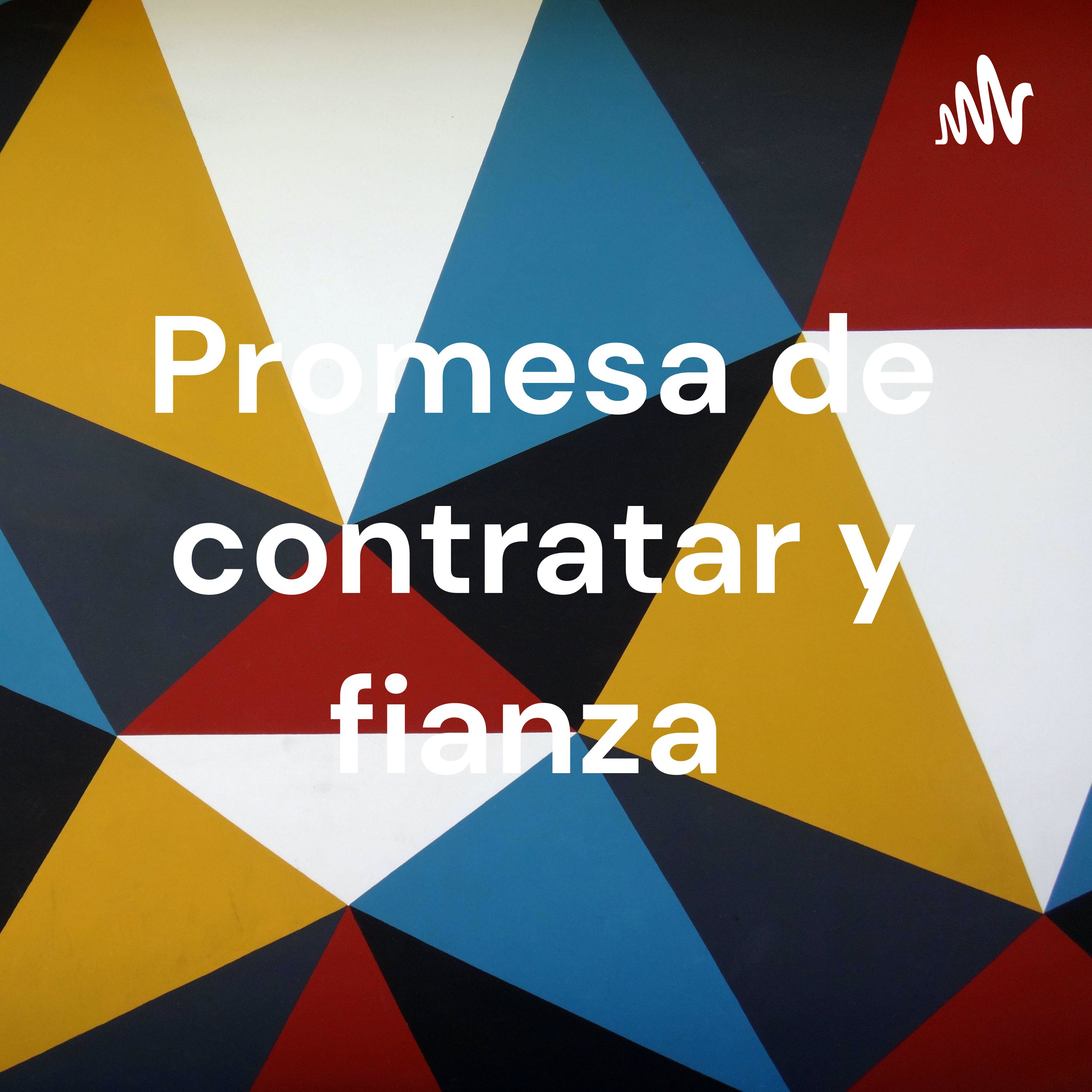 Promesa de contratar y fianza