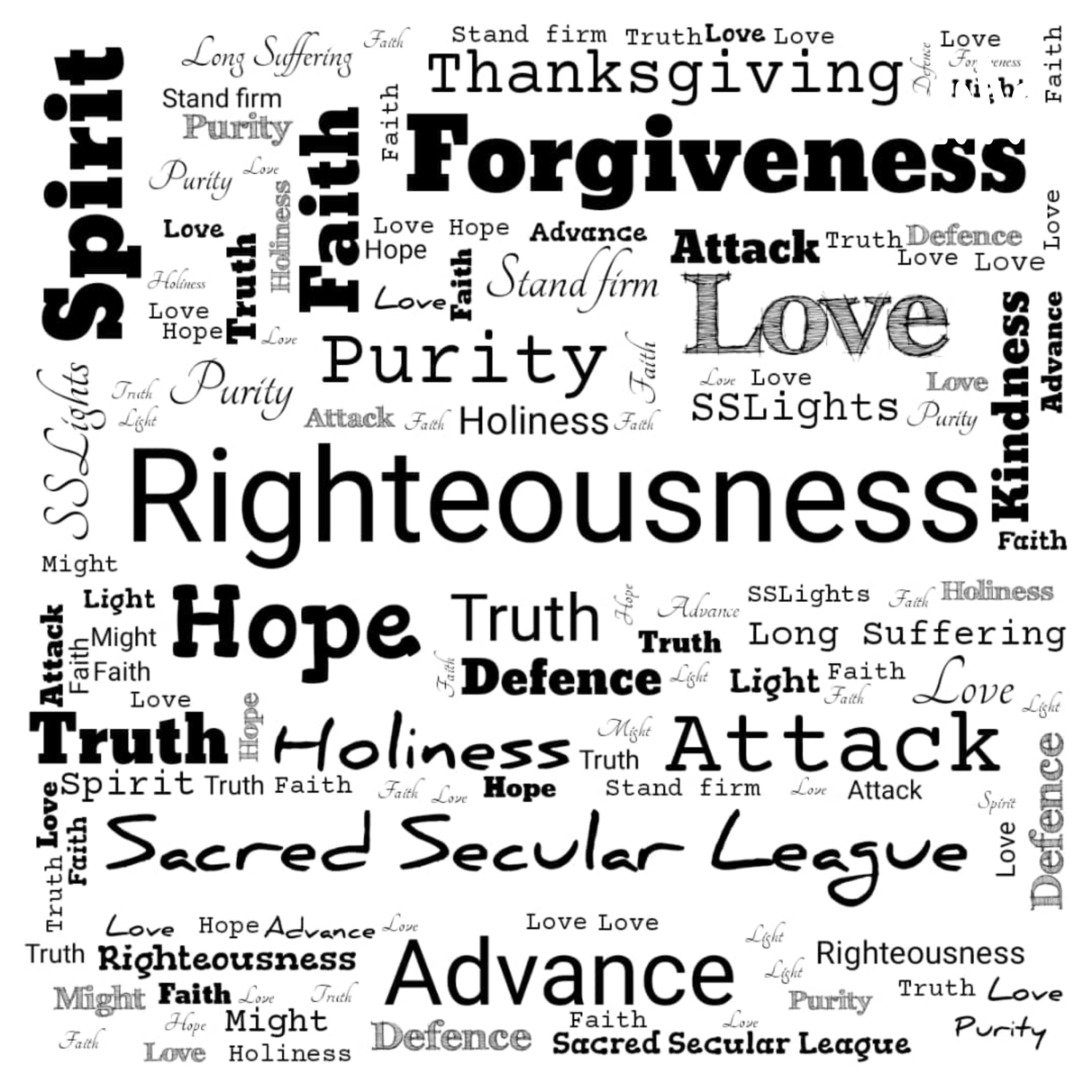 Sacred Secular League cover art