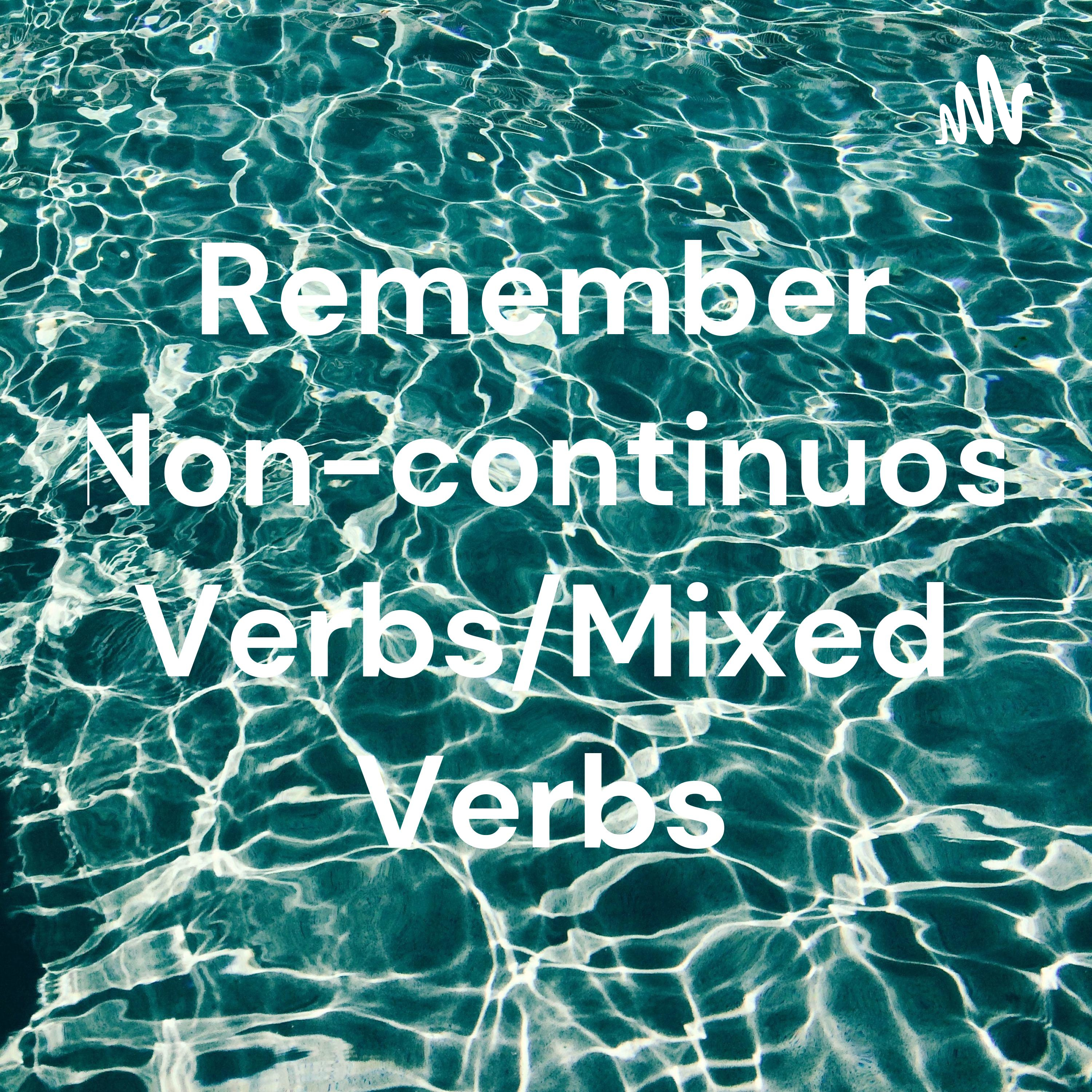 Remember Non-continuos Verbs/Mixed Verbs cover art