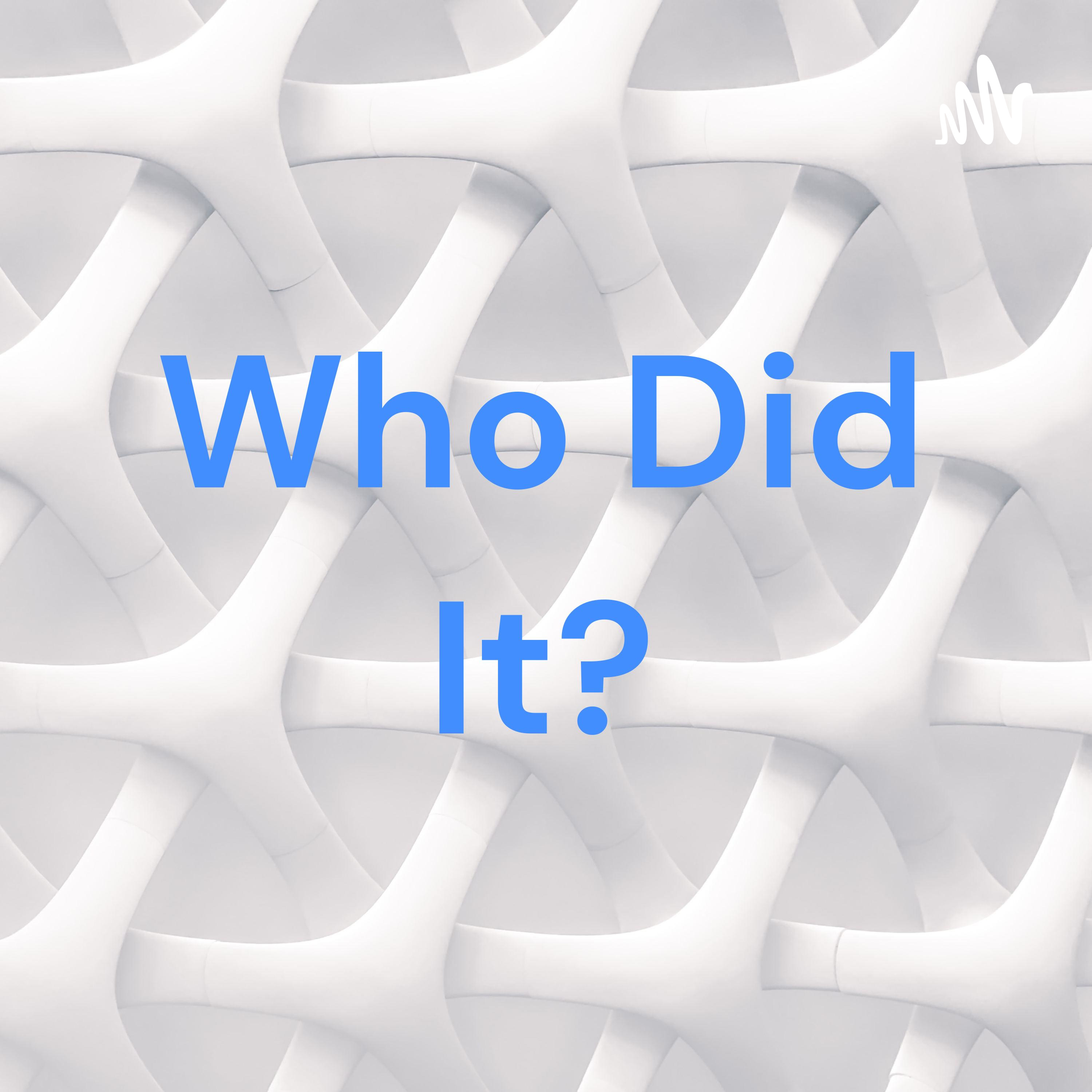 Who Did It? cover art