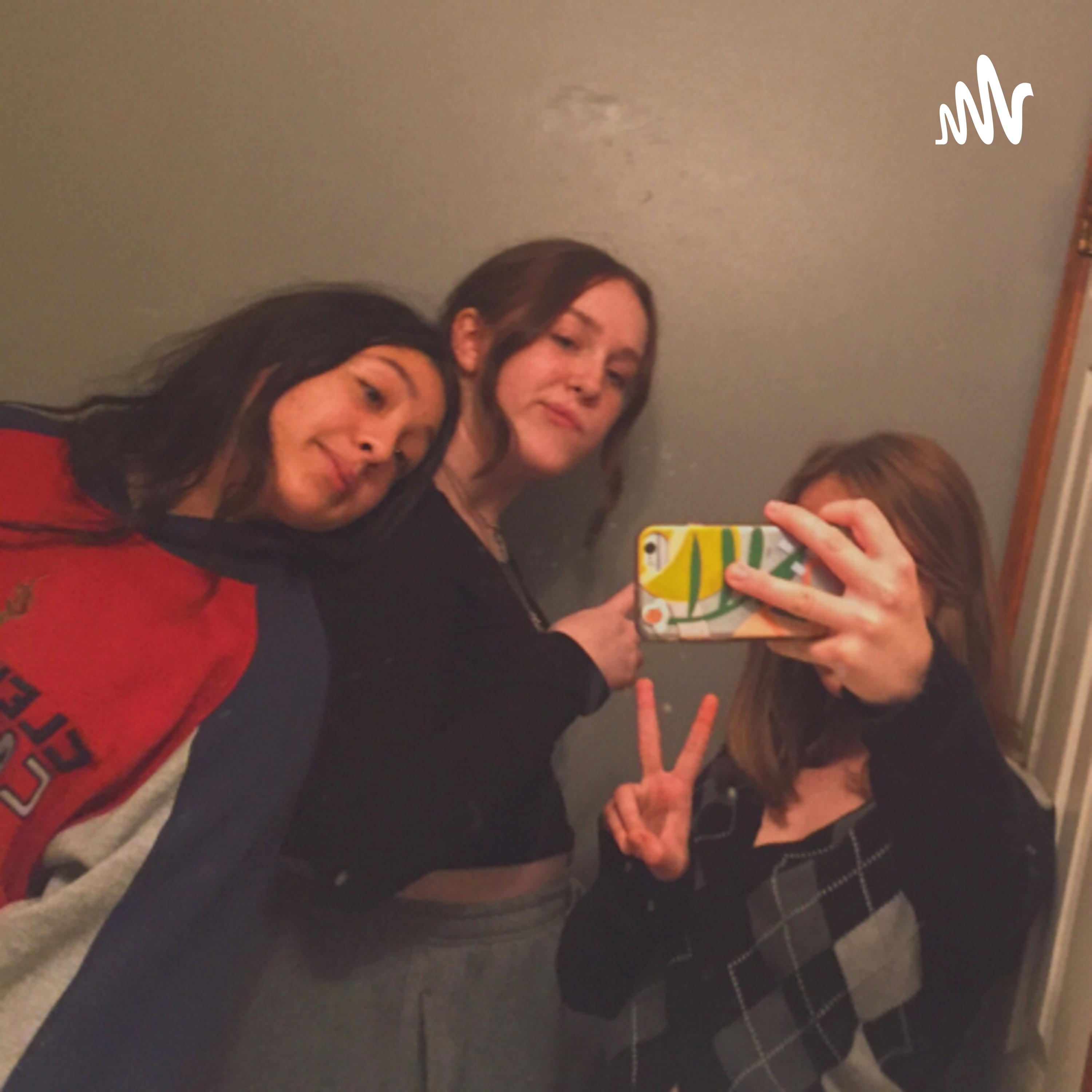 three girls one bed cover art