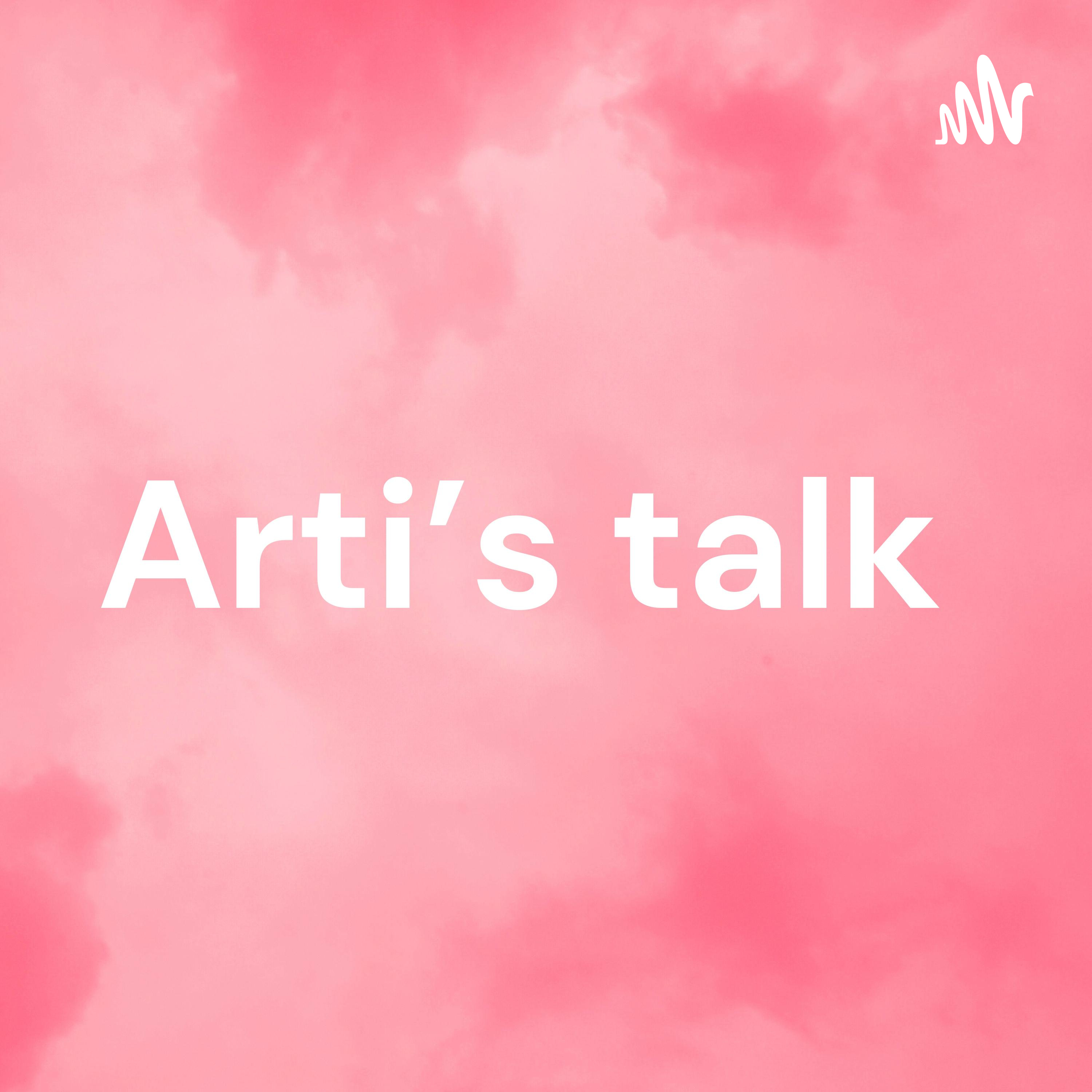 Arti’s talk cover art