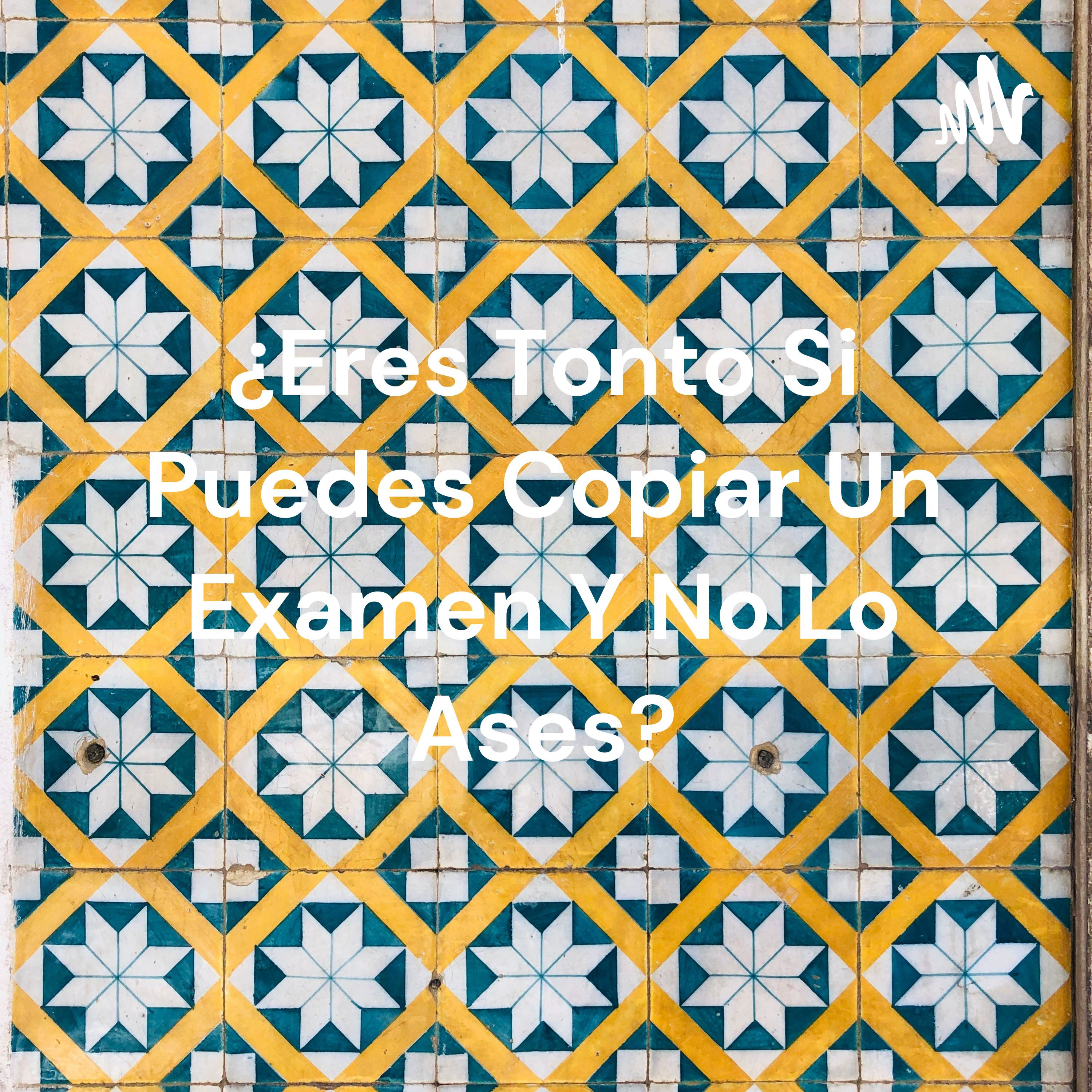 ¿Eres Tonto Si Puedes Copiar Un Examen Y No Lo Ases? cover art