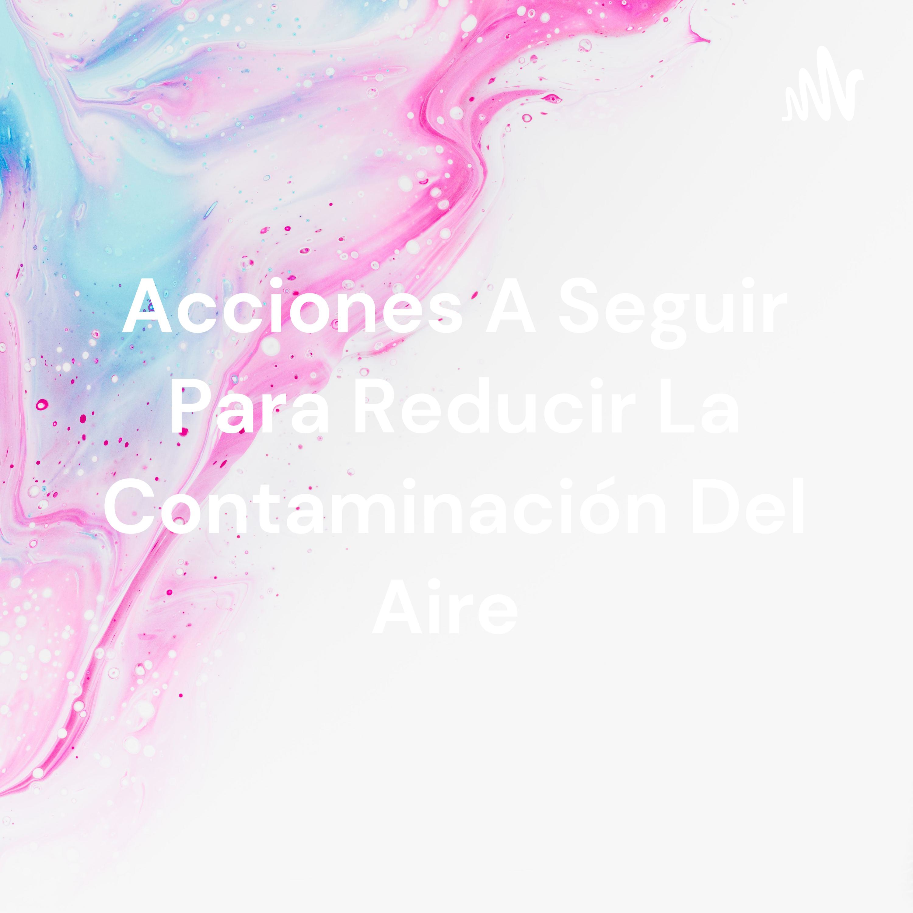 Acciones A Seguir Para Reducir La Contaminación Del Aire
