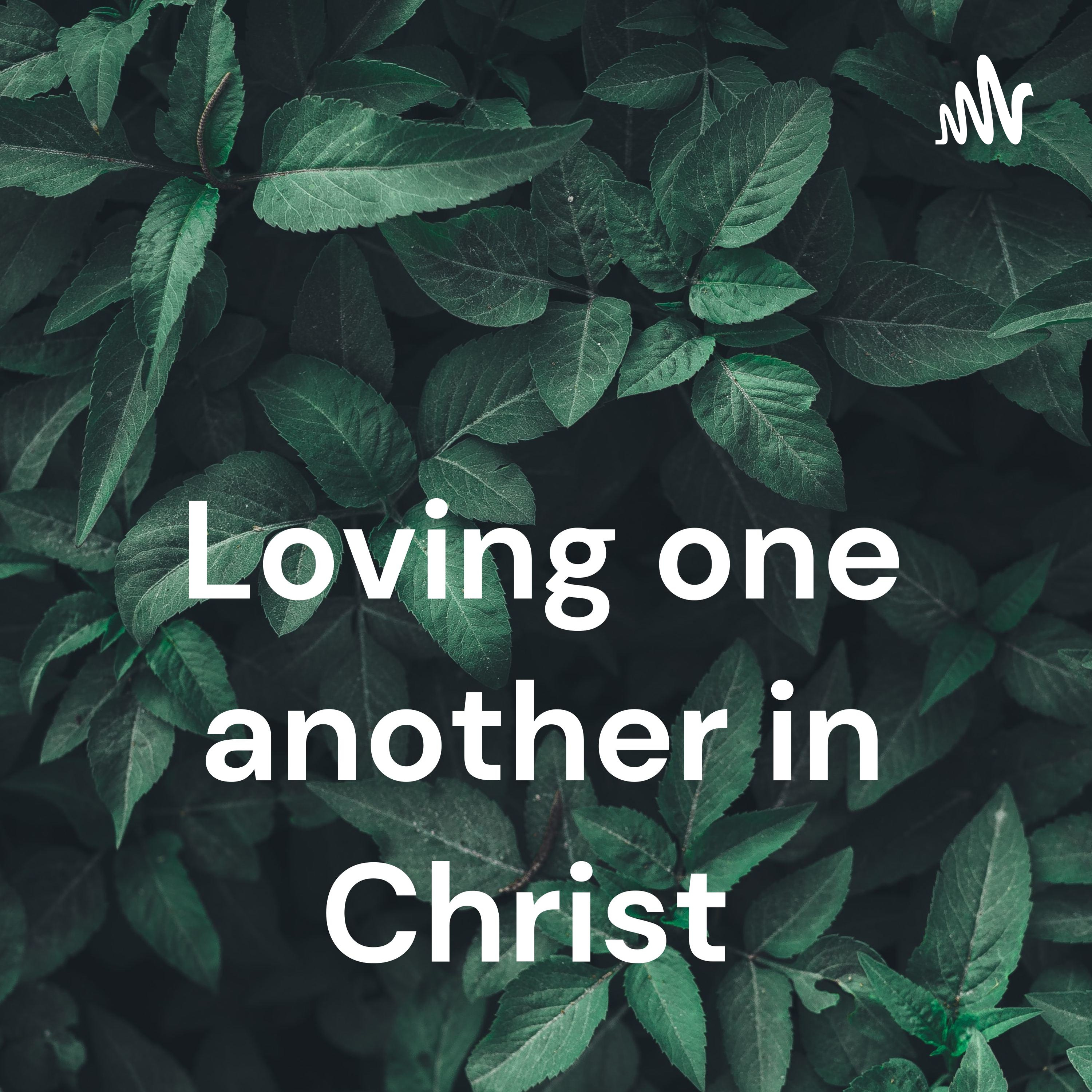 Loving one another in Christ 