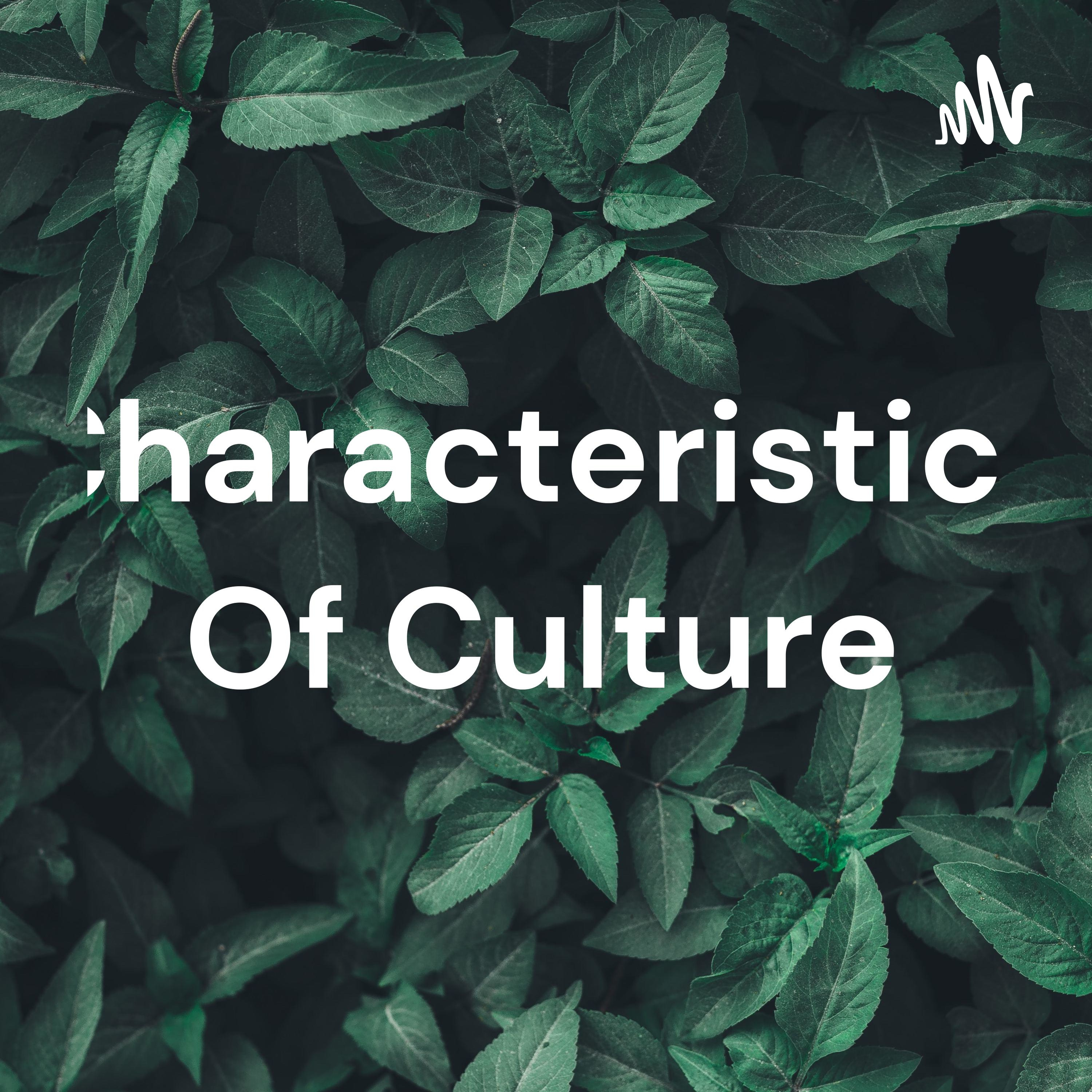 Characteristics Of Culture