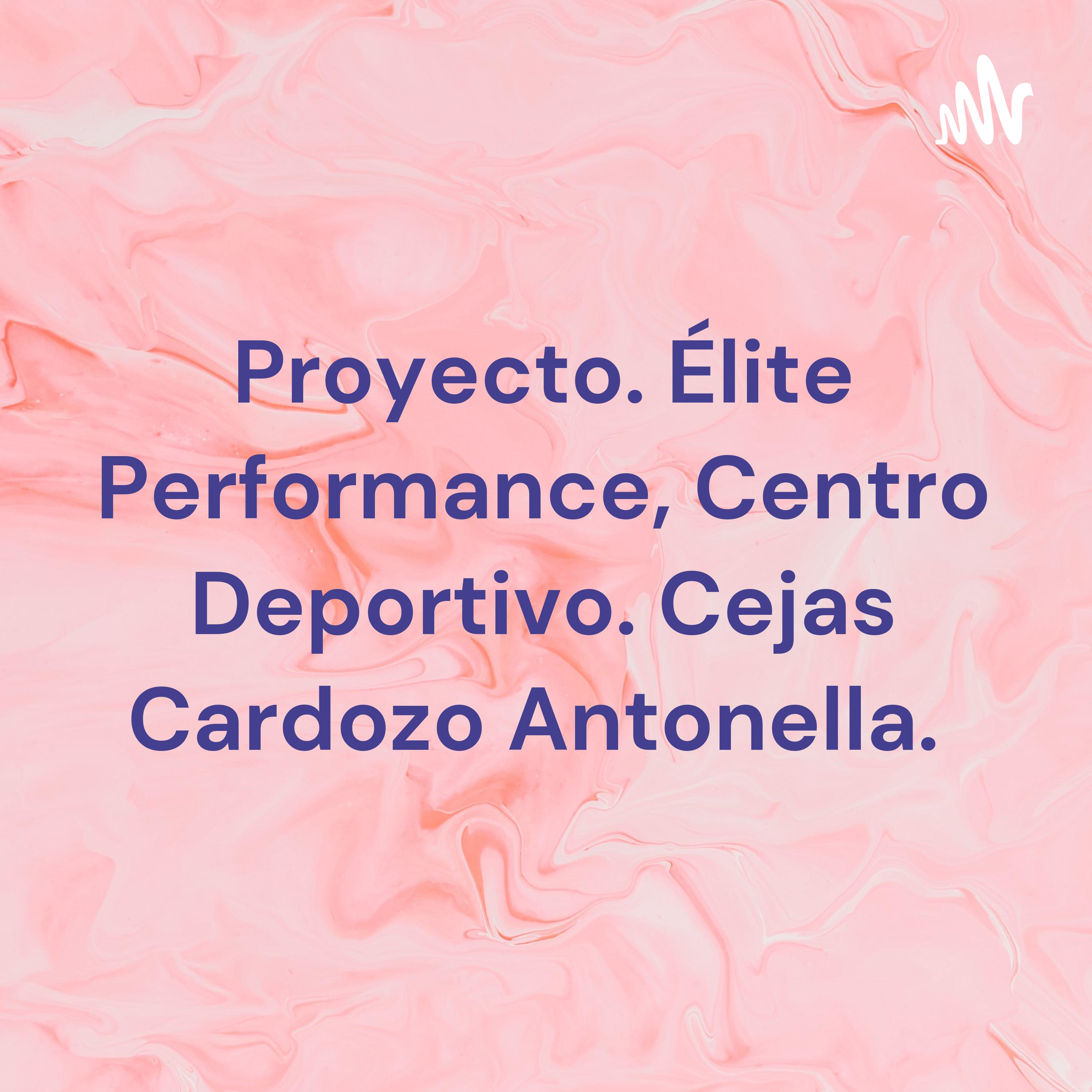 Proyecto. Élite Performance, Centro Deportivo. Cejas Cardozo Antonella.