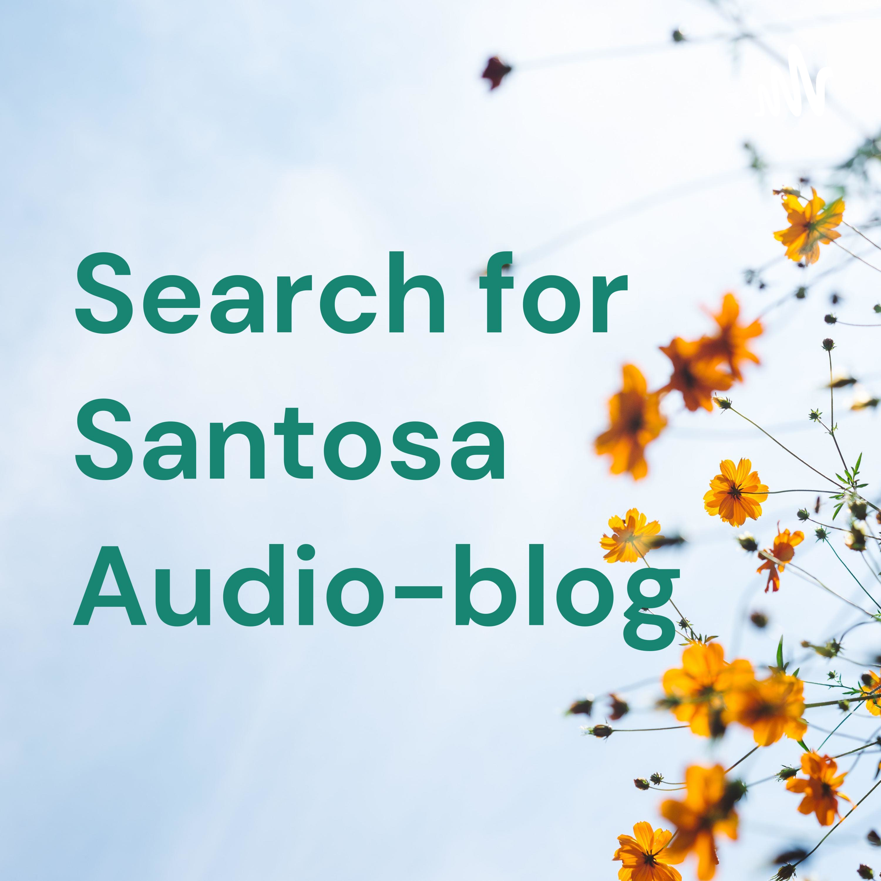 Search for Santosa Audio-blog cover