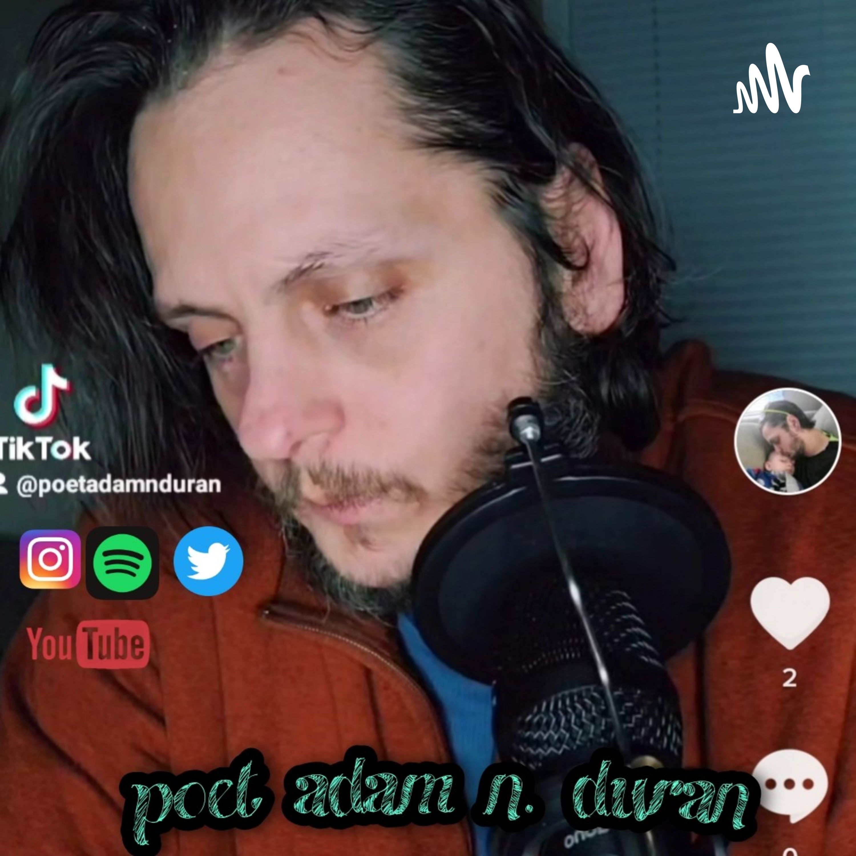 Poet Adam N. Duran podcast artwork