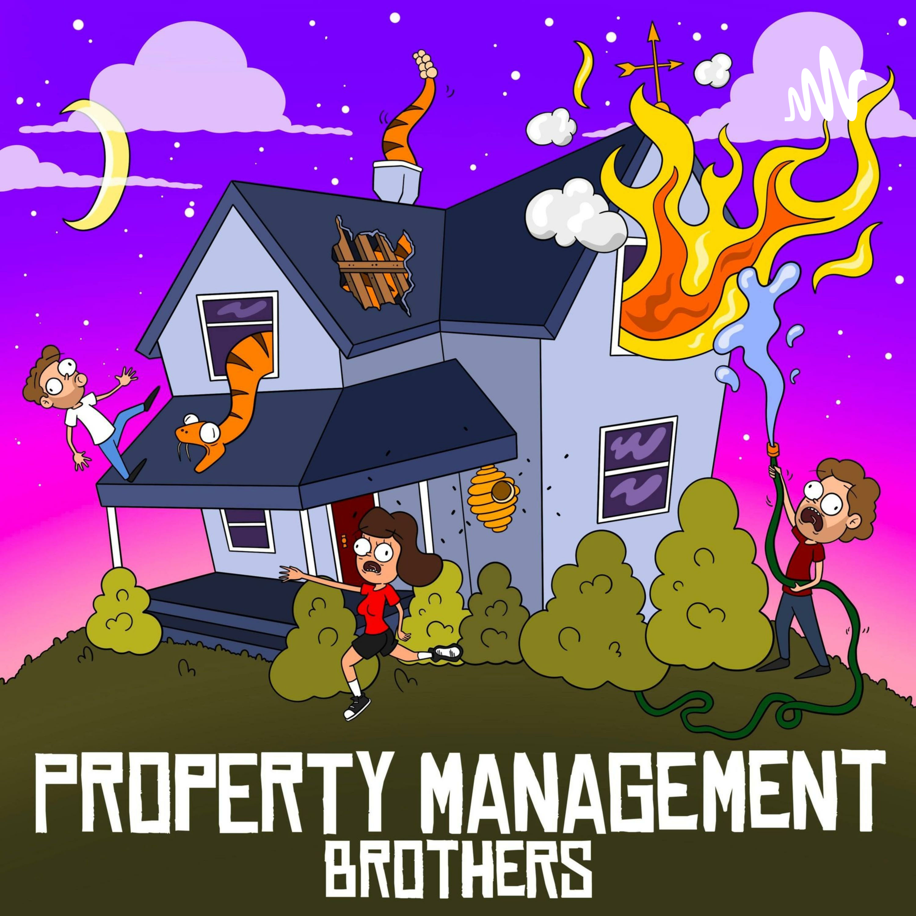 8 - There’s a tenant wielding a windshield wiper episode artwork