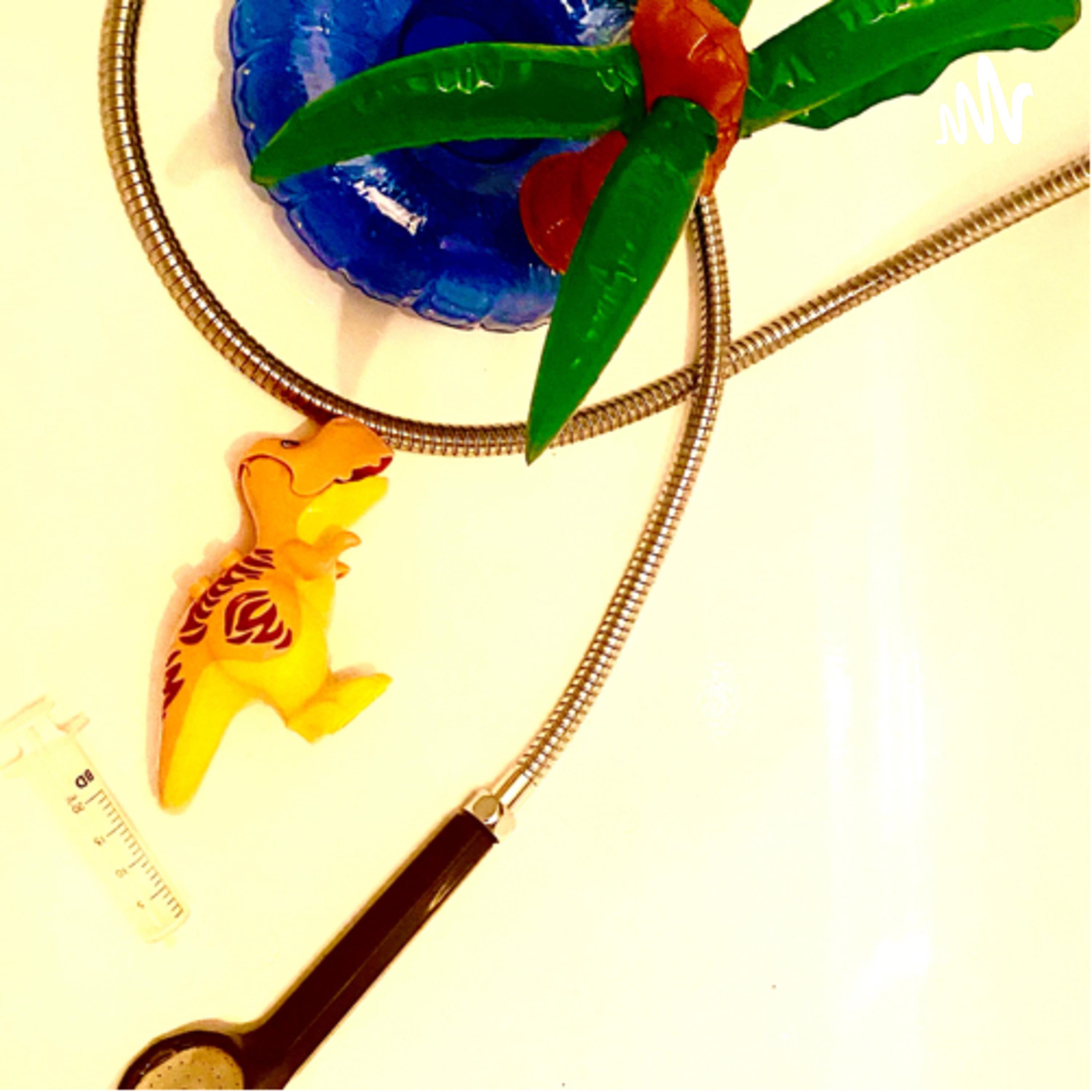 Aster badar med äiti bajskorv 