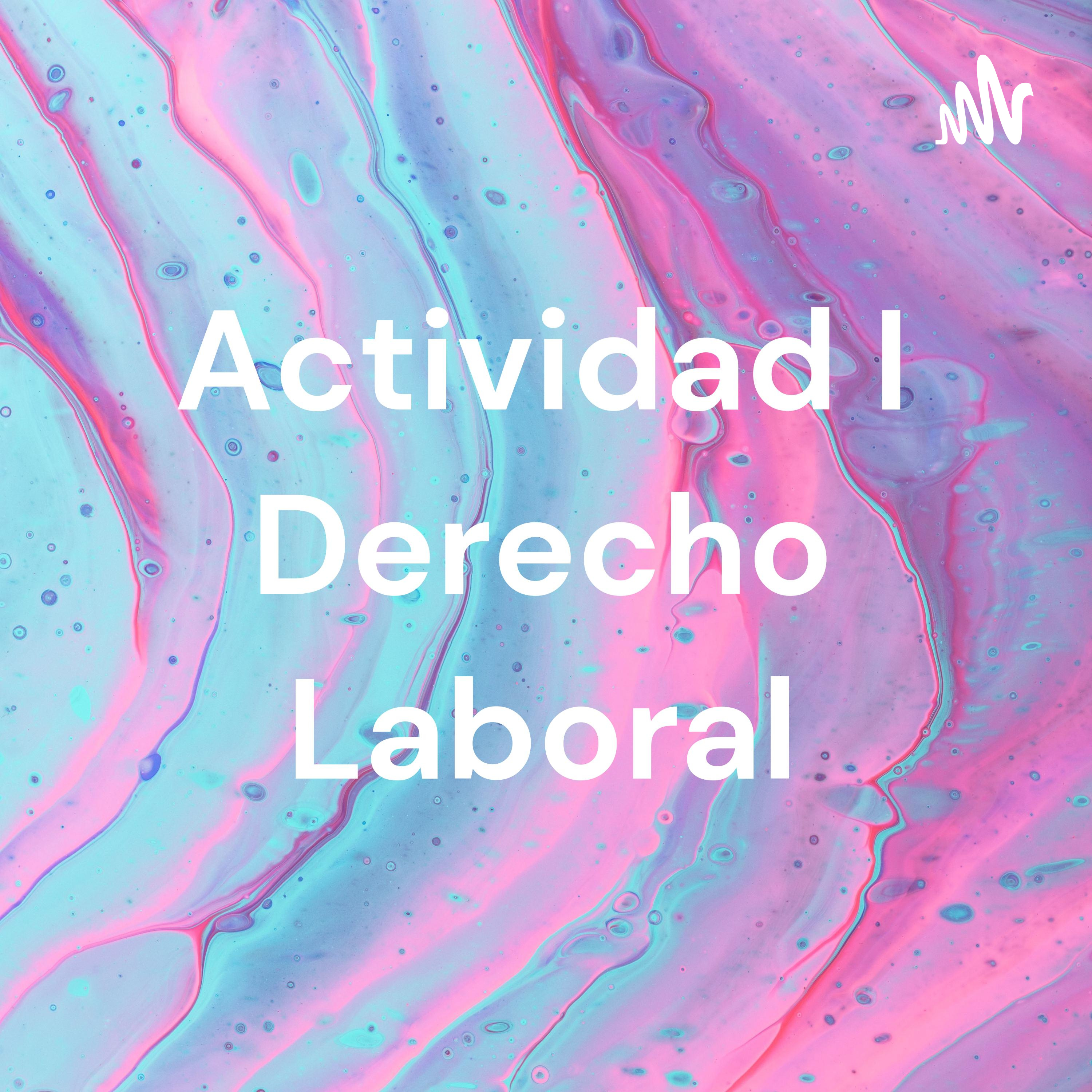 Actividad I Derecho Laboral