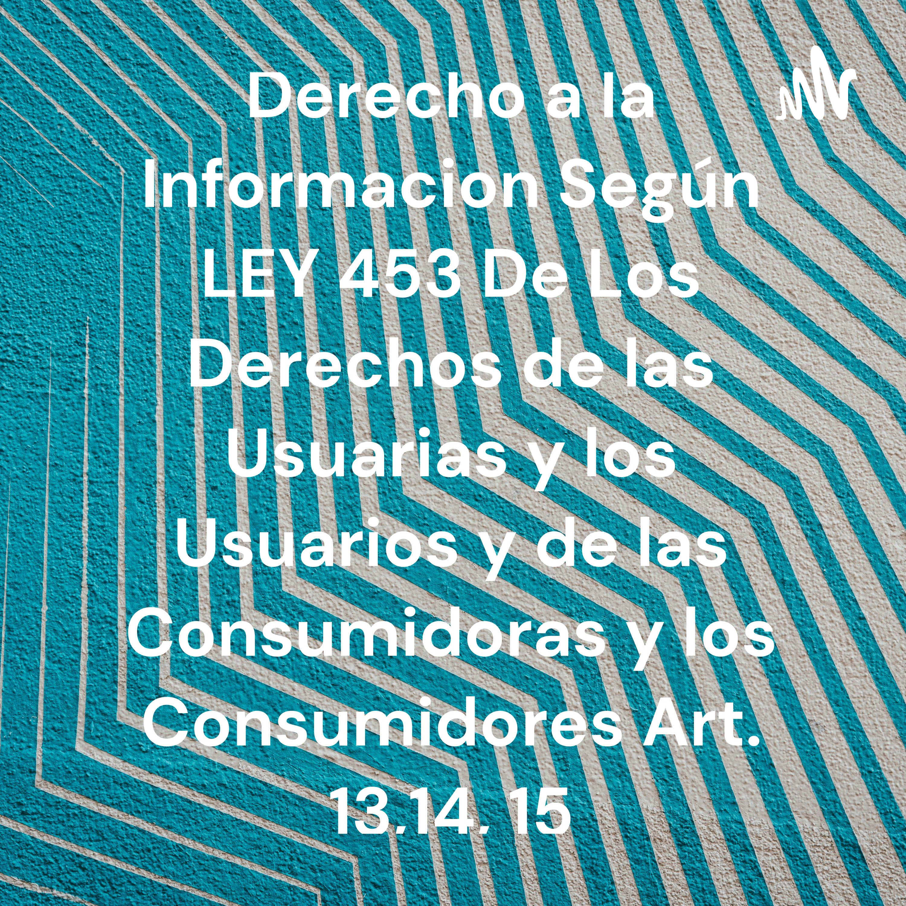 Derecho a la Informacion para Usuarios y Consumidores en Bolivia