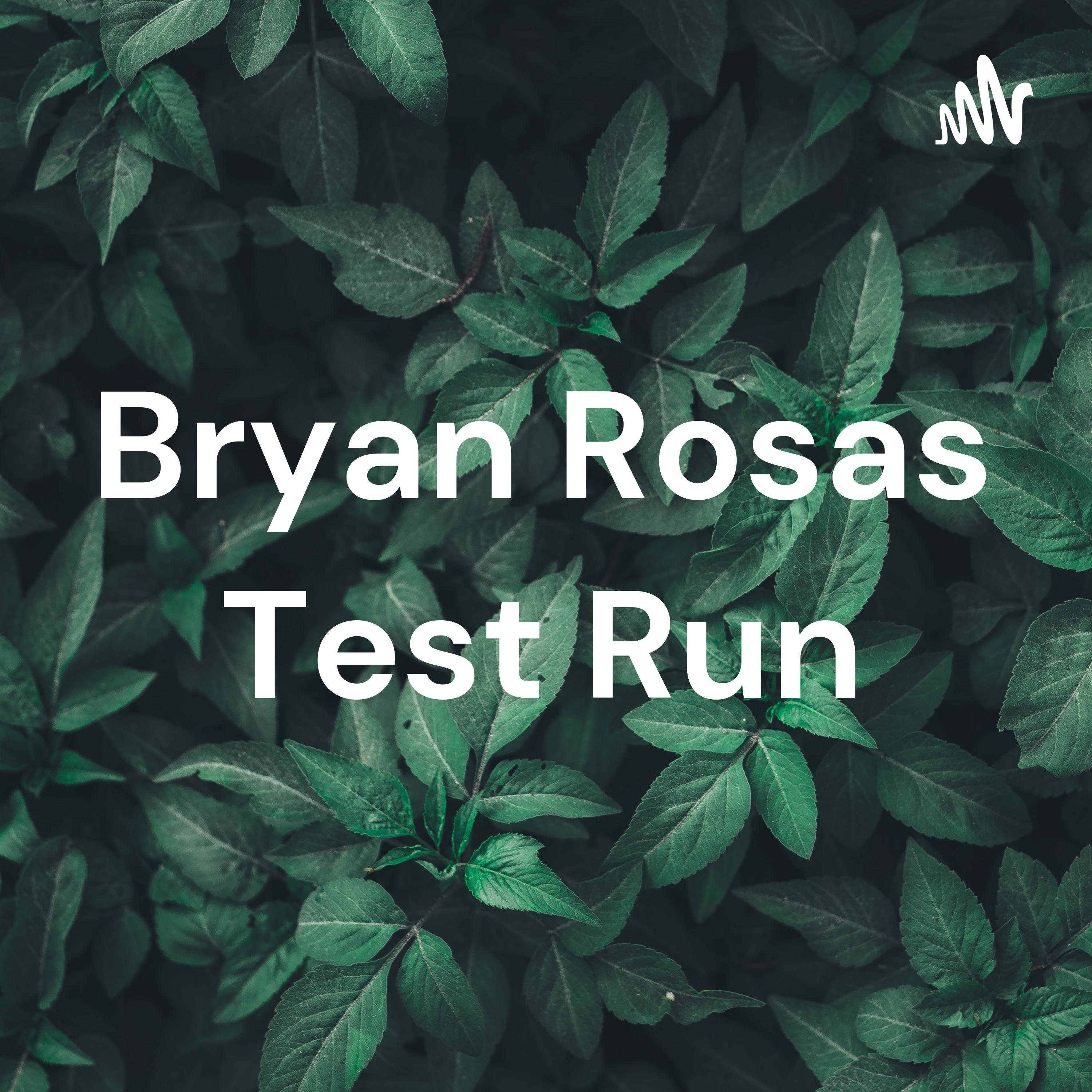 Bryan Rosas Test Run