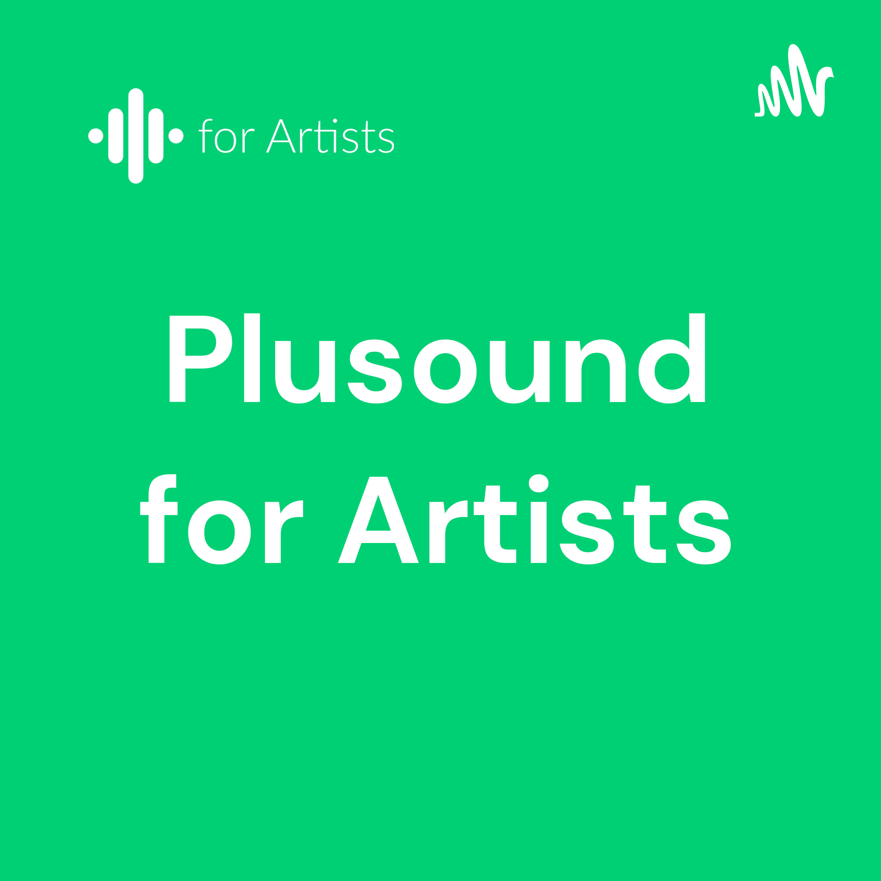 Plusound for Artists podcast artwork