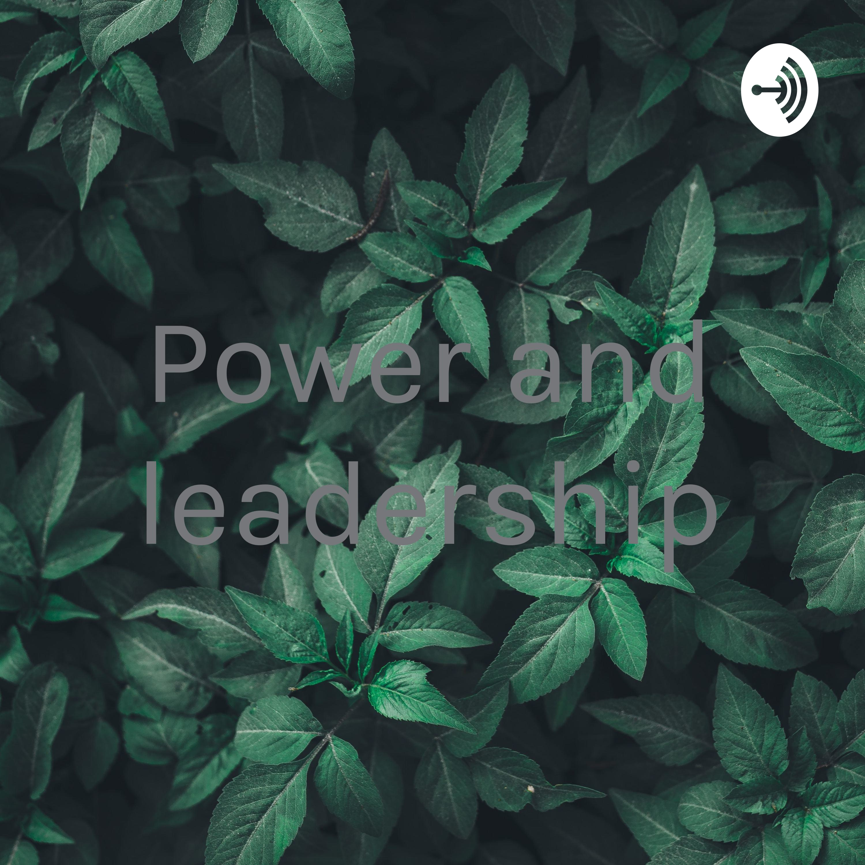 Power and leadership