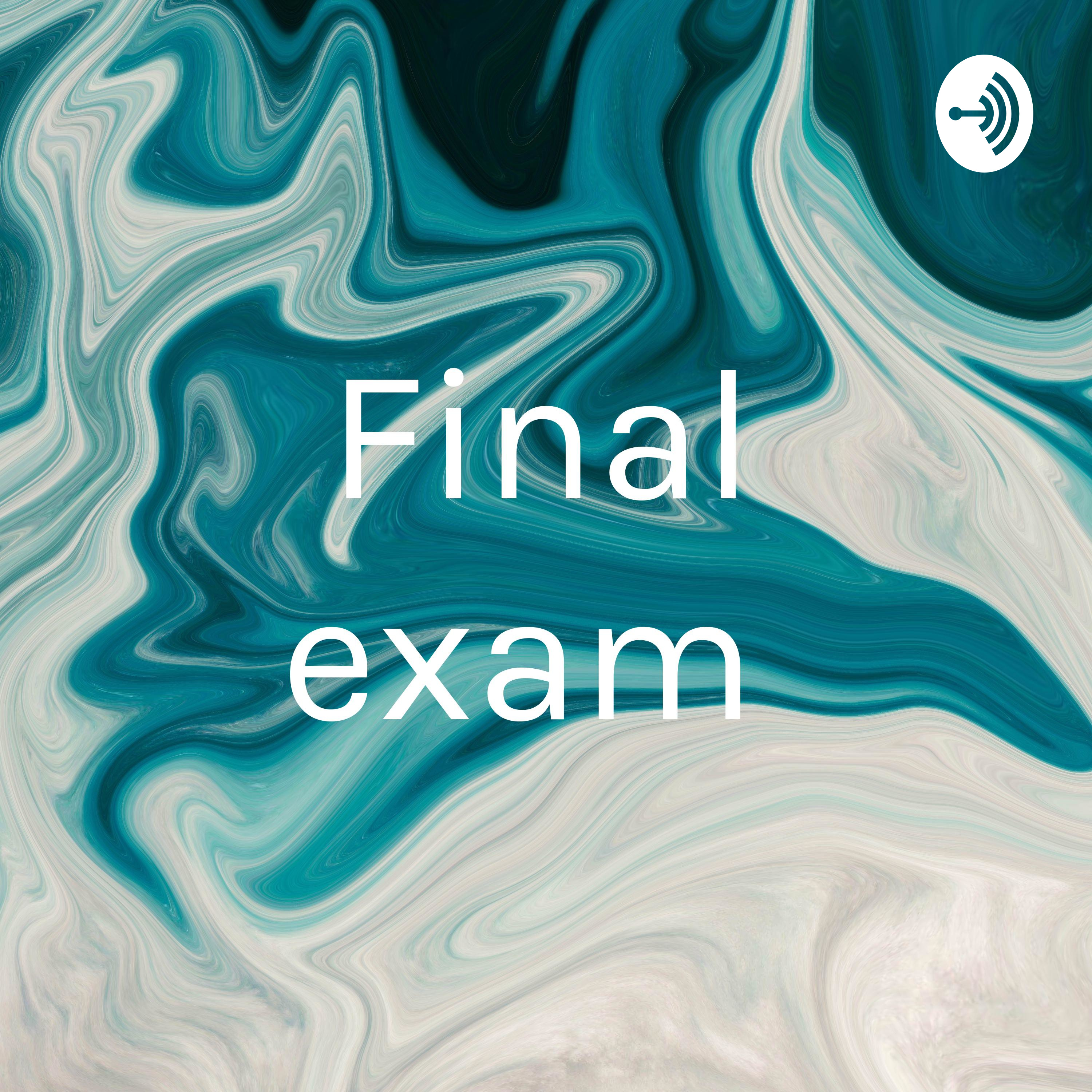 Final exam 